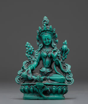 Sacred Bodhisattva Green Tara Statue