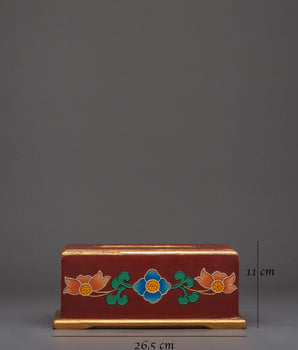 Decorative Tissue Holder |  Wooden Box with Acrylic Finish