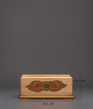 Wooden Napkin Holder | Hand Painted with Acrylic Color