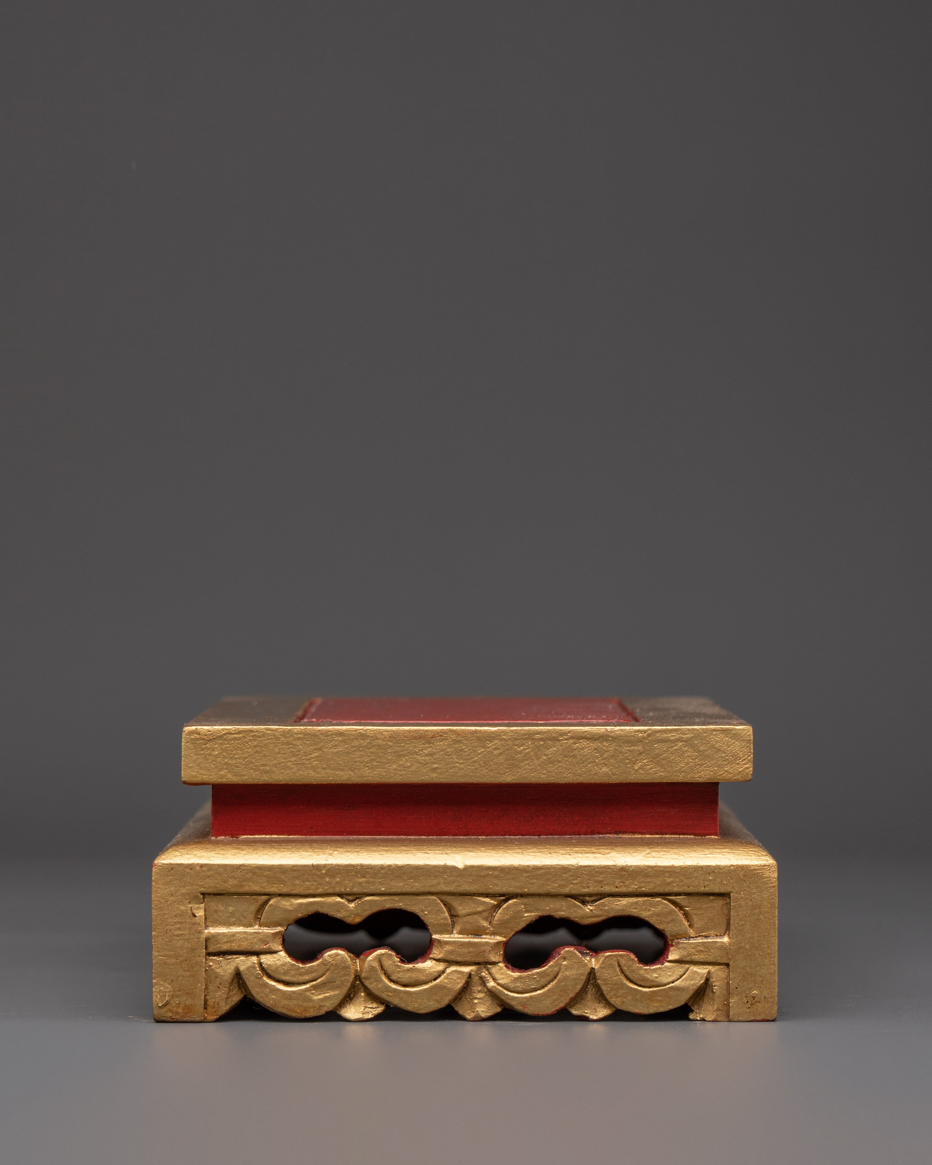 Figurine Display Base | Wooden & Acrylic Showcase Stand