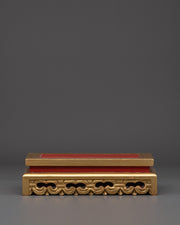 Figurine Display Base | Wooden & Acrylic Showcase Stand