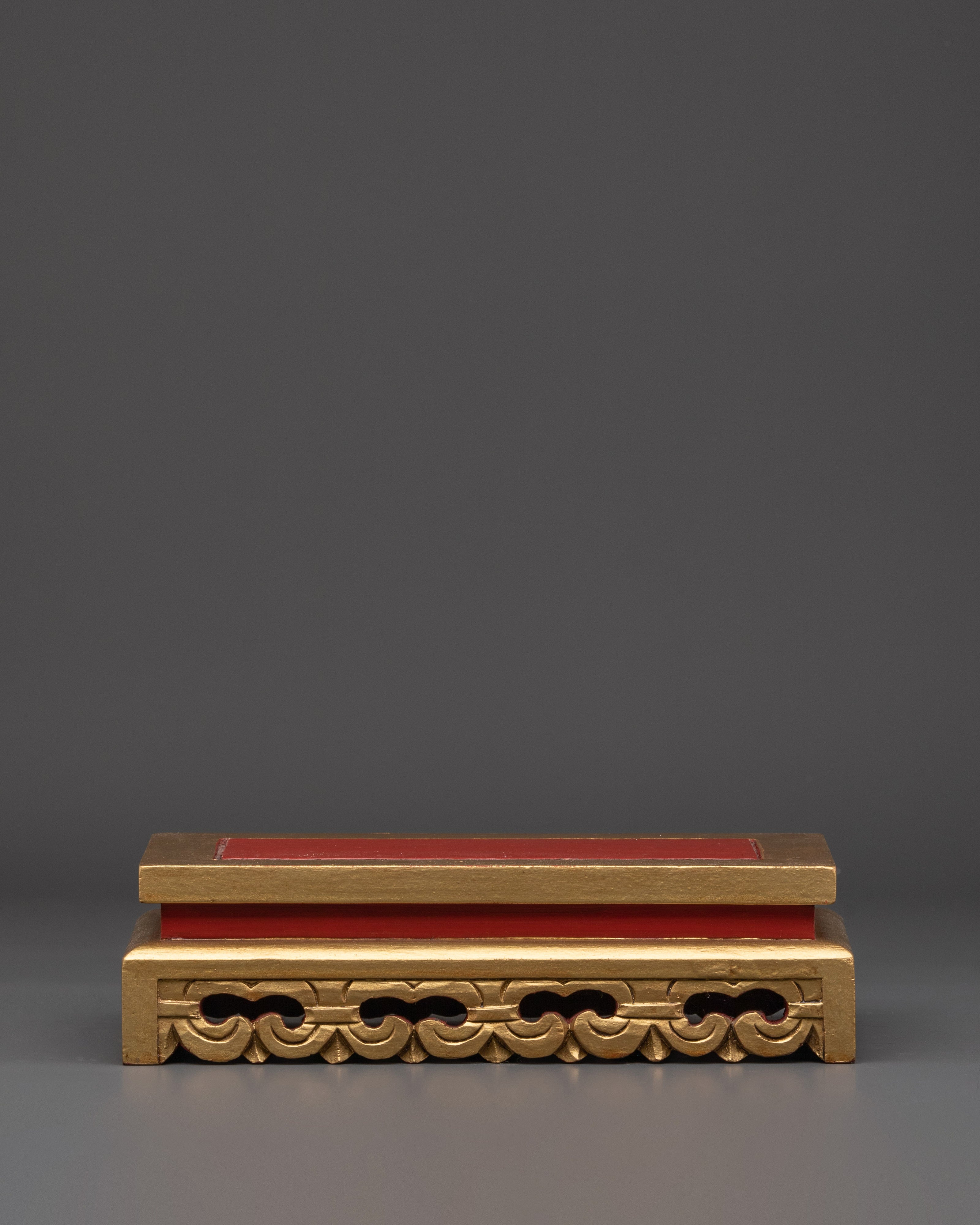 Figurine Display Base | Wooden & Acrylic Showcase Stand