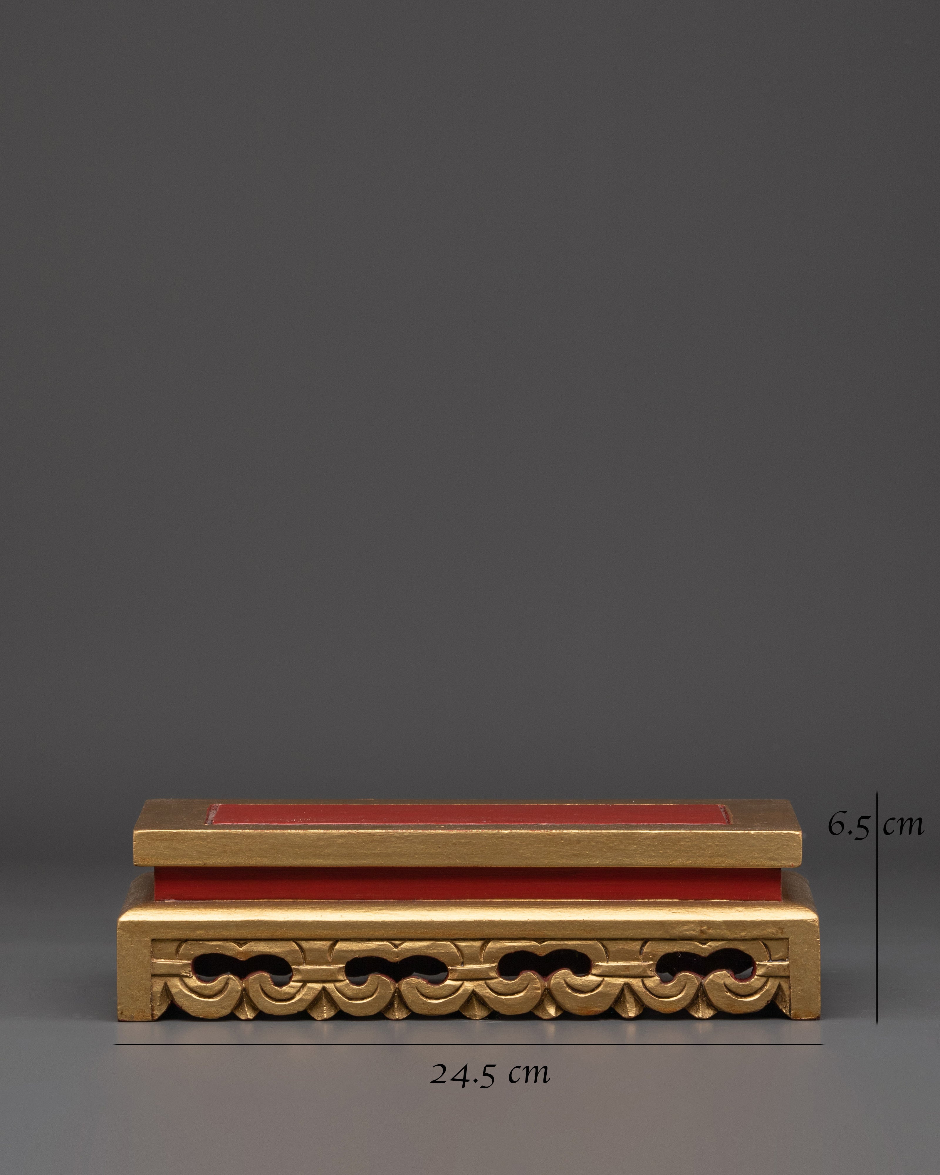 Figurine Display Base | Wooden & Acrylic Showcase Stand