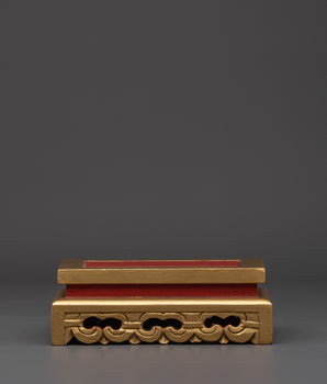 Handcrafted Wood Base with Acrylic Finish | Sculpture Display Base
