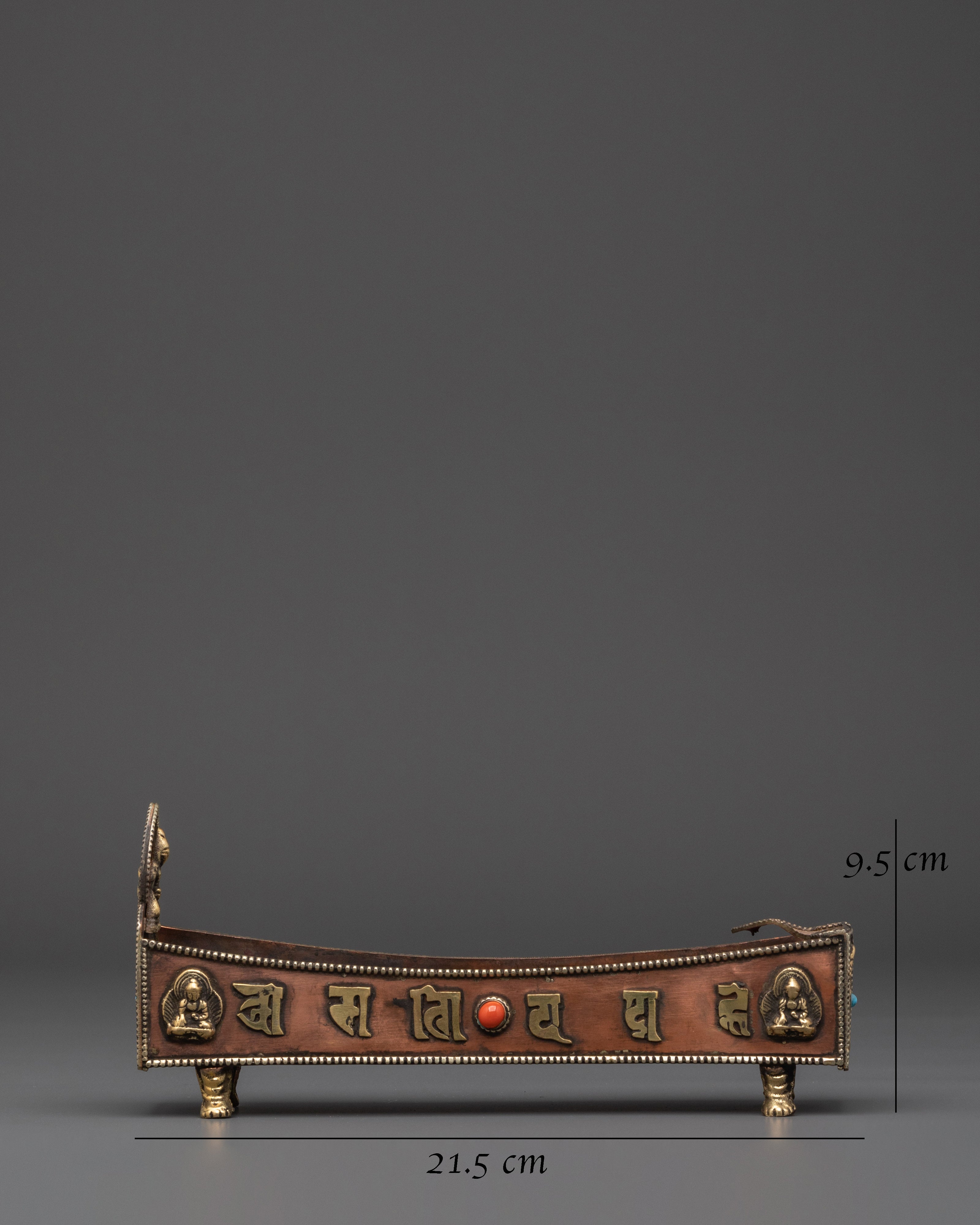 Handmade Zen Incense Burner for Meditation | Copper Brass Incense Holder