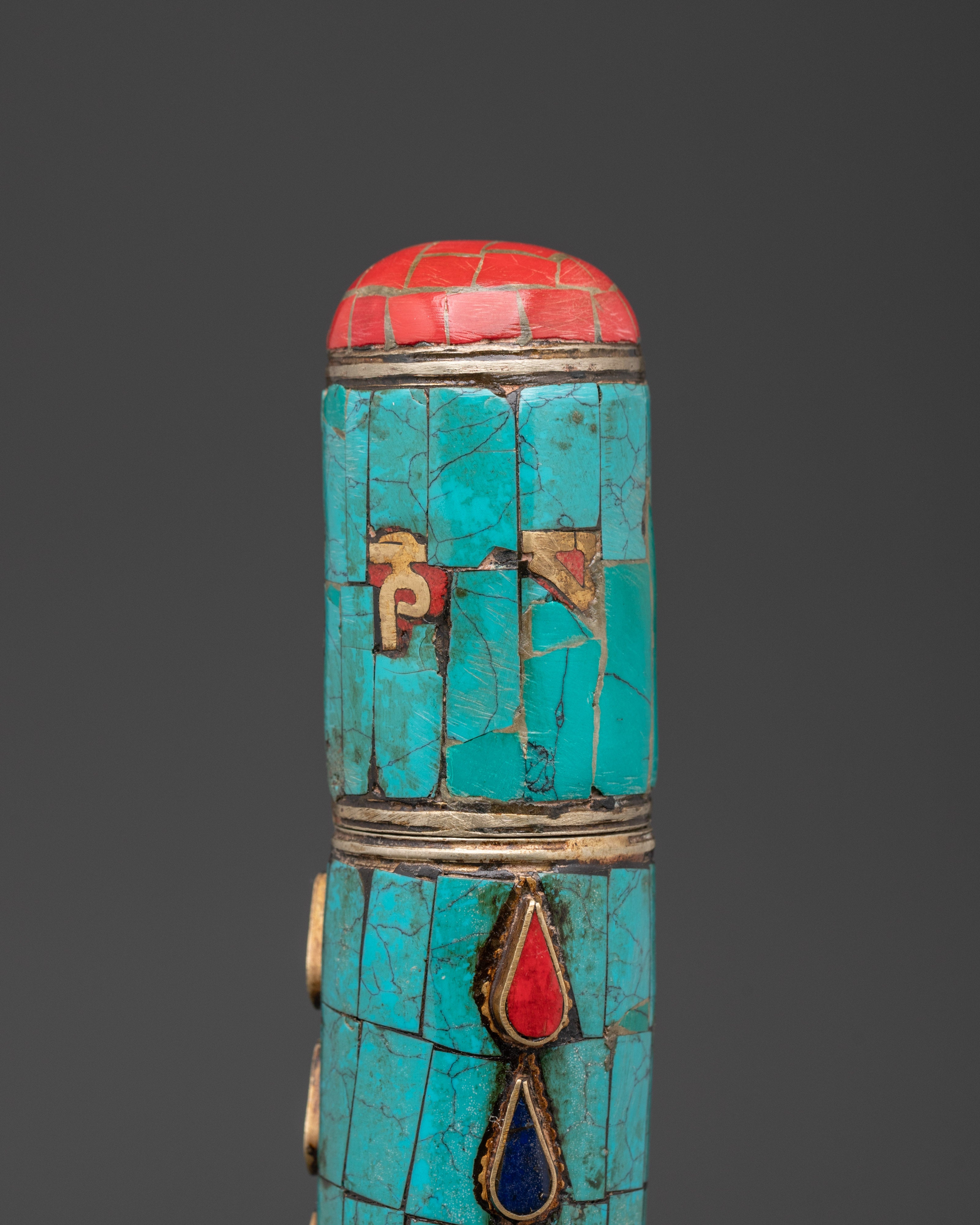 Himalayan Buddhist Incense Burner | Brass and Copper Spiritual Decor