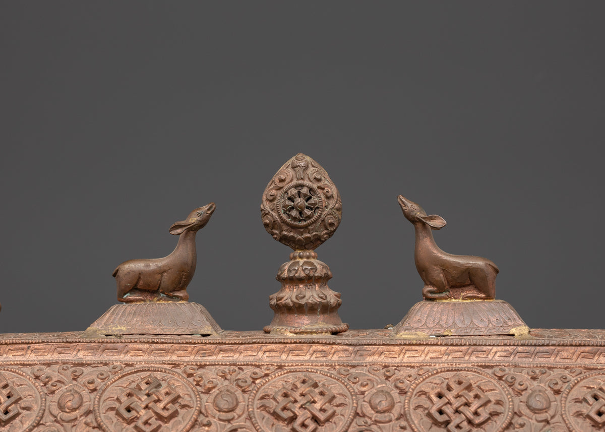 Tibetan Ritual Incense Burner | Handcrafted Copper Incense Burner for Sacred Ceremonies