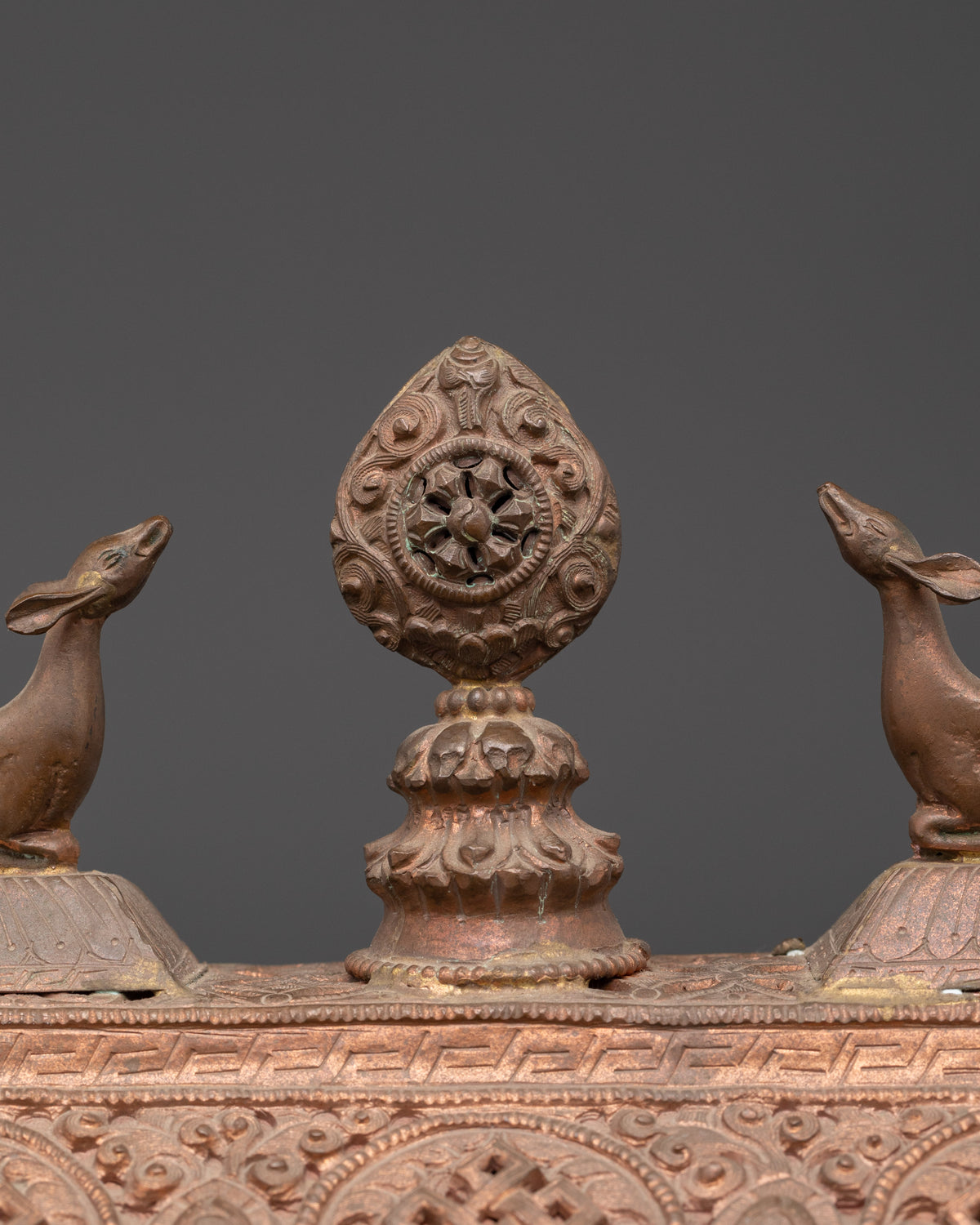 Tibetan Ritual Incense Burner | Handcrafted Copper Incense Burner for Sacred Ceremonies