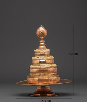 Handmade Copper Mandala Artifact | Spiritual Symbol for Meditation & Rituals