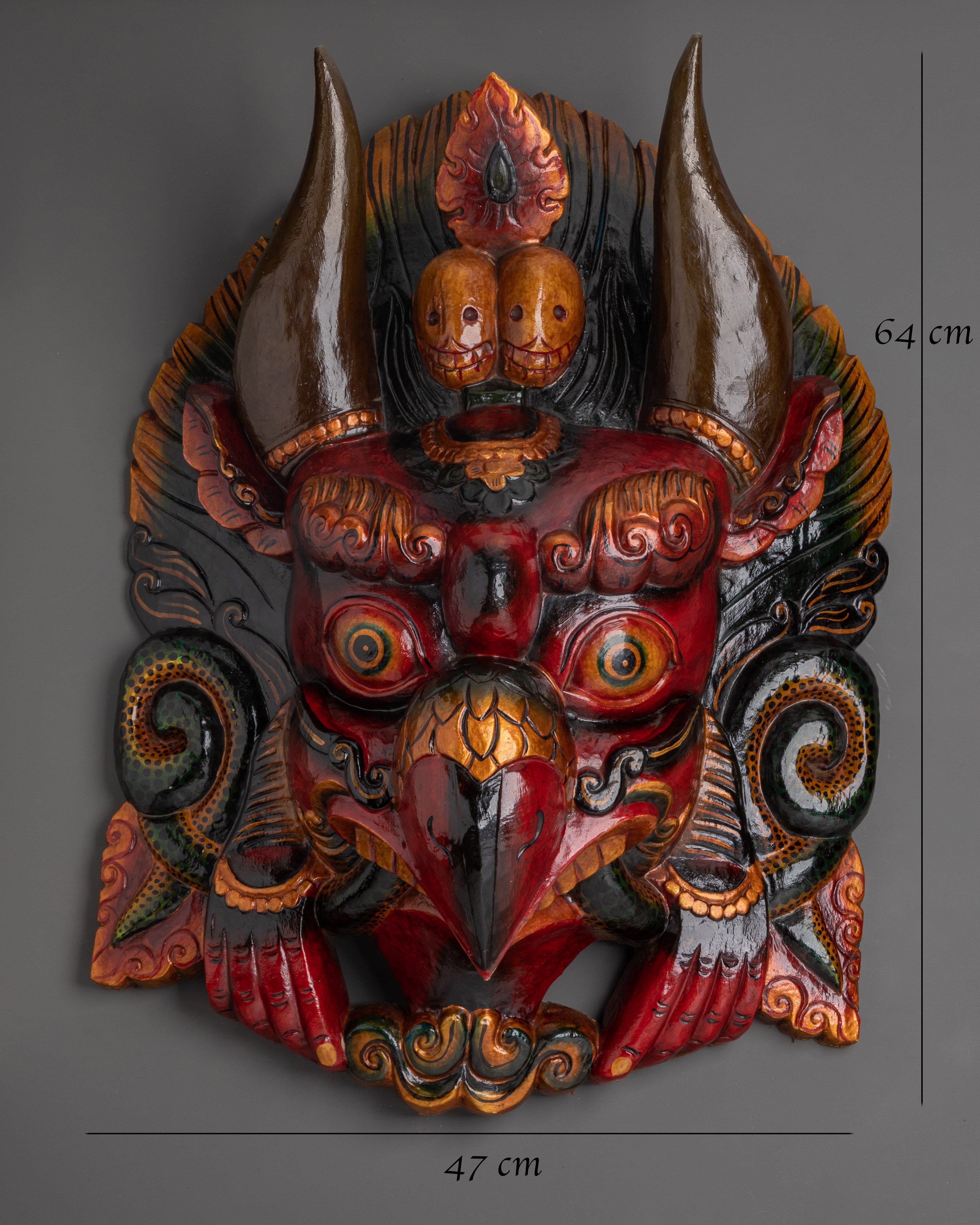 Handcrafted Traditional Mask | Sacred Art Piece
