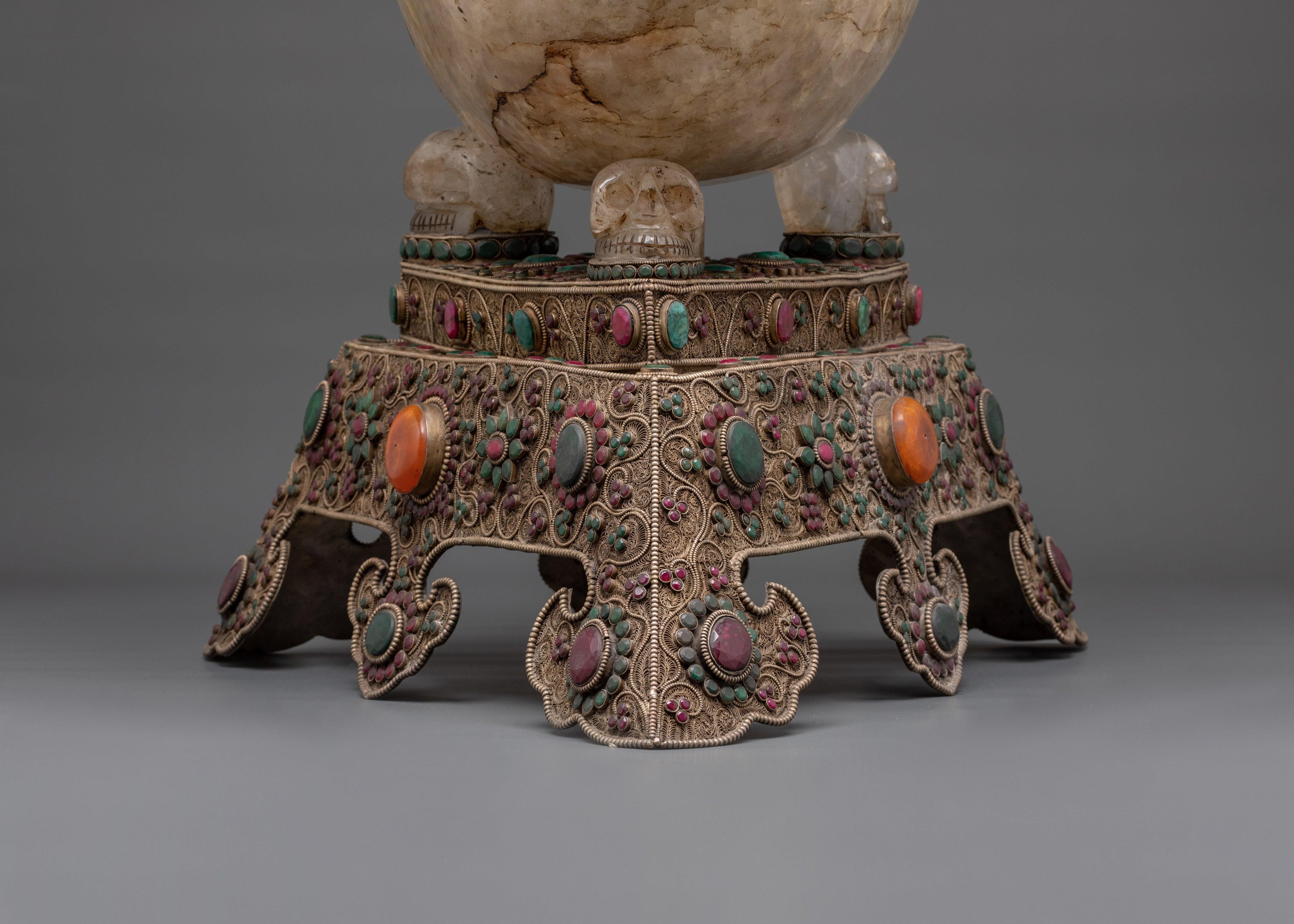 Crystal Kapala | Tibetan Ritual Skull Cup