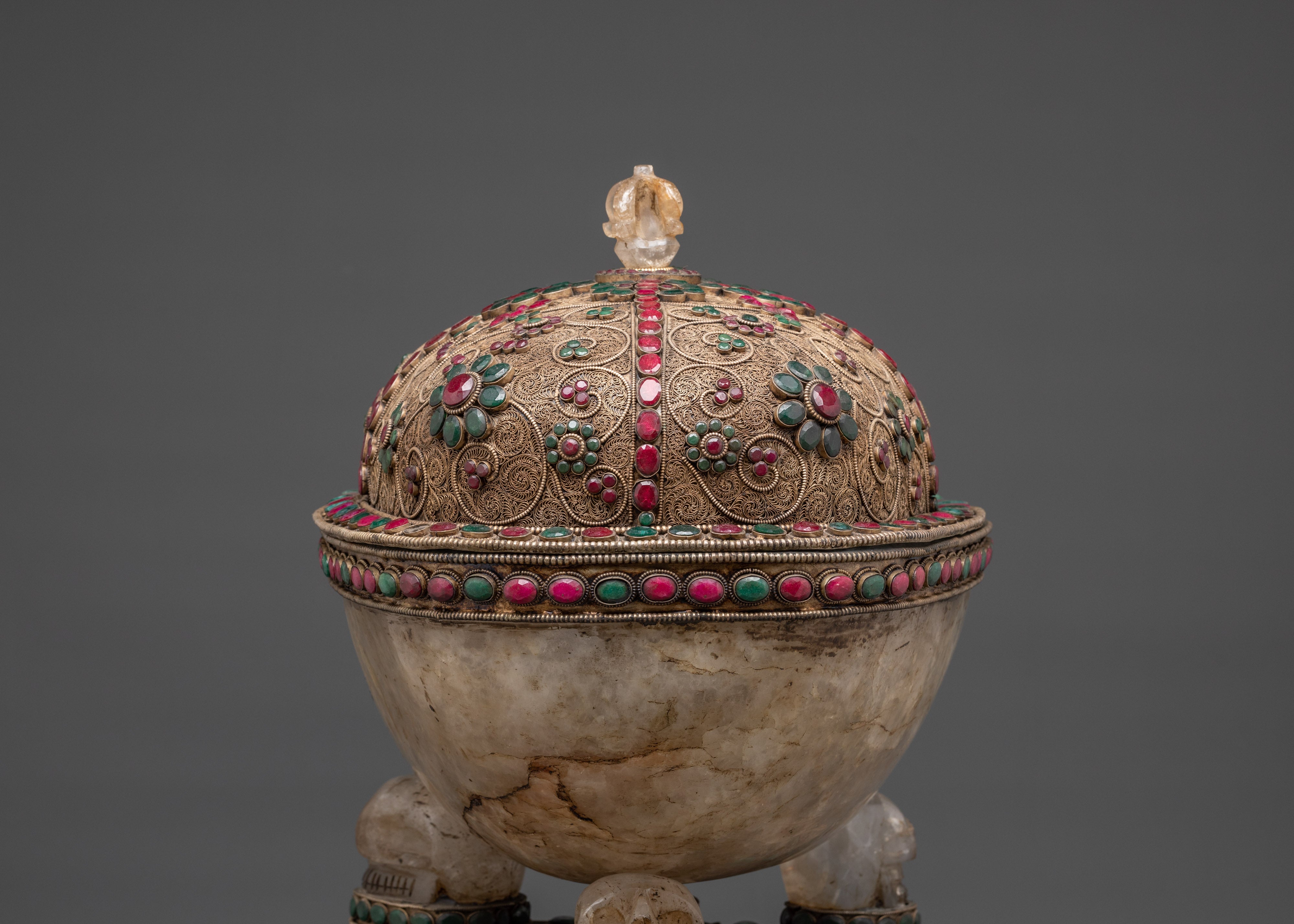 Crystal Kapala | Tibetan Ritual Skull Cup