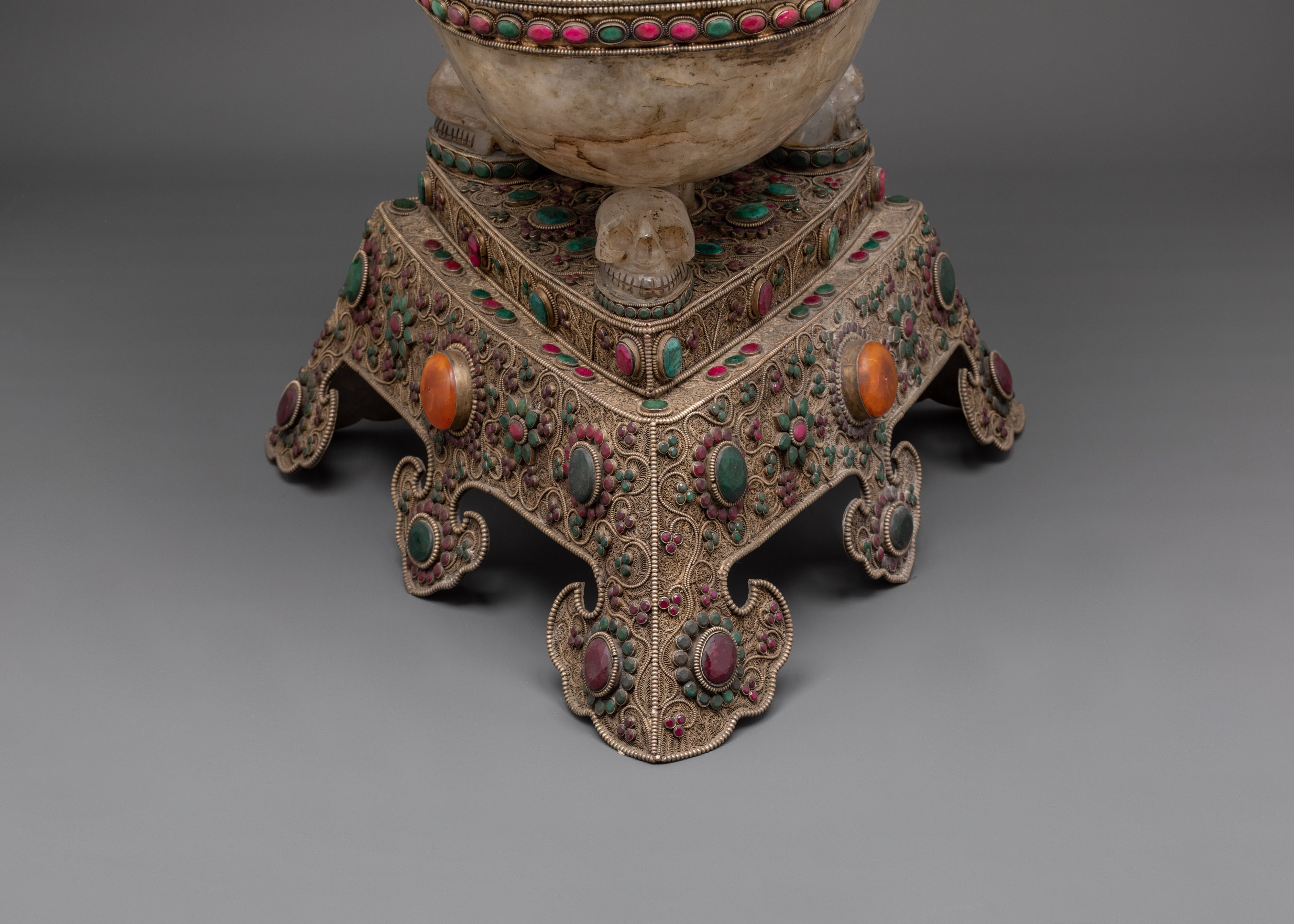 Crystal Kapala | Tibetan Ritual Skull Cup