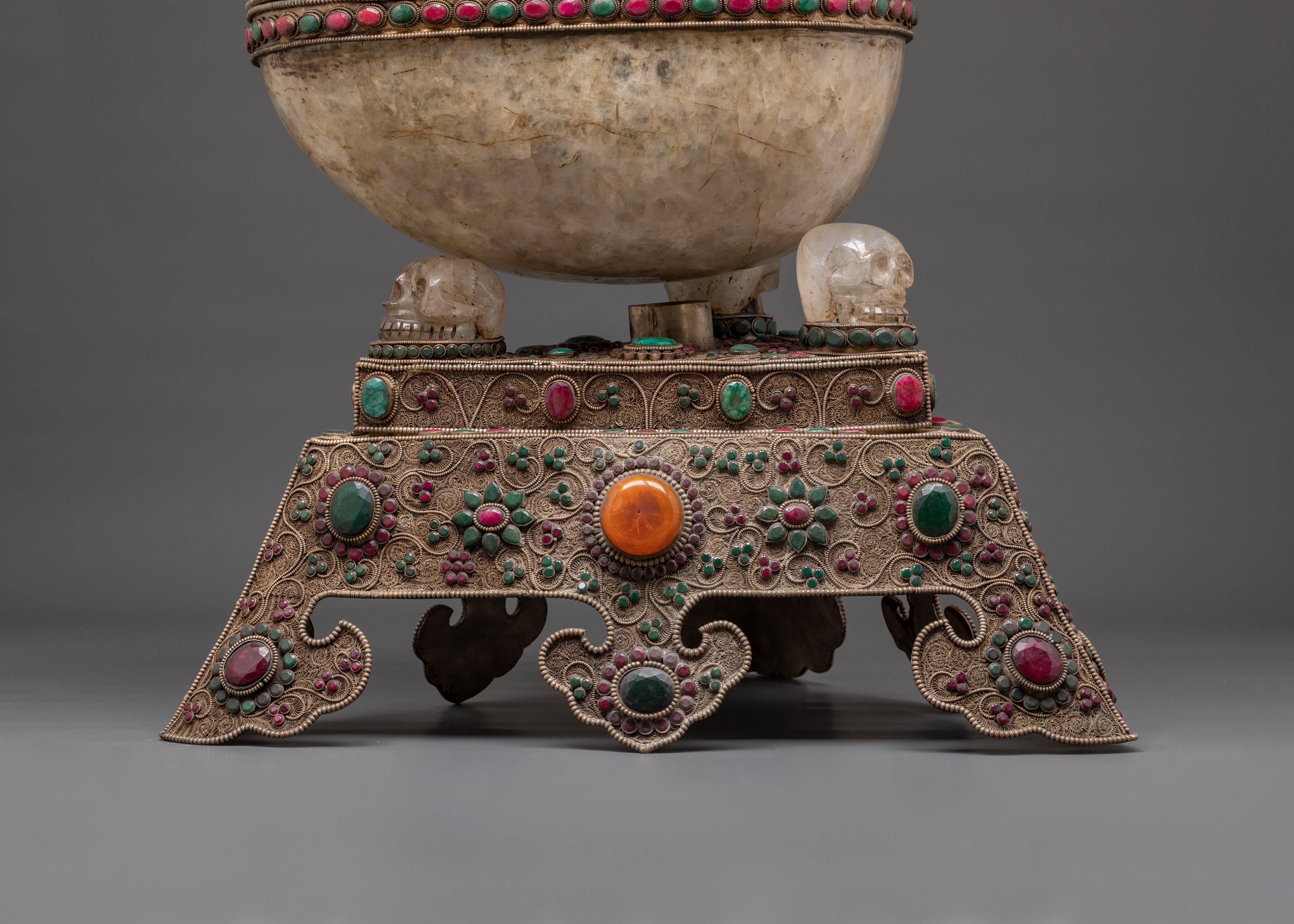 Crystal Kapala | Tibetan Ritual Skull Cup