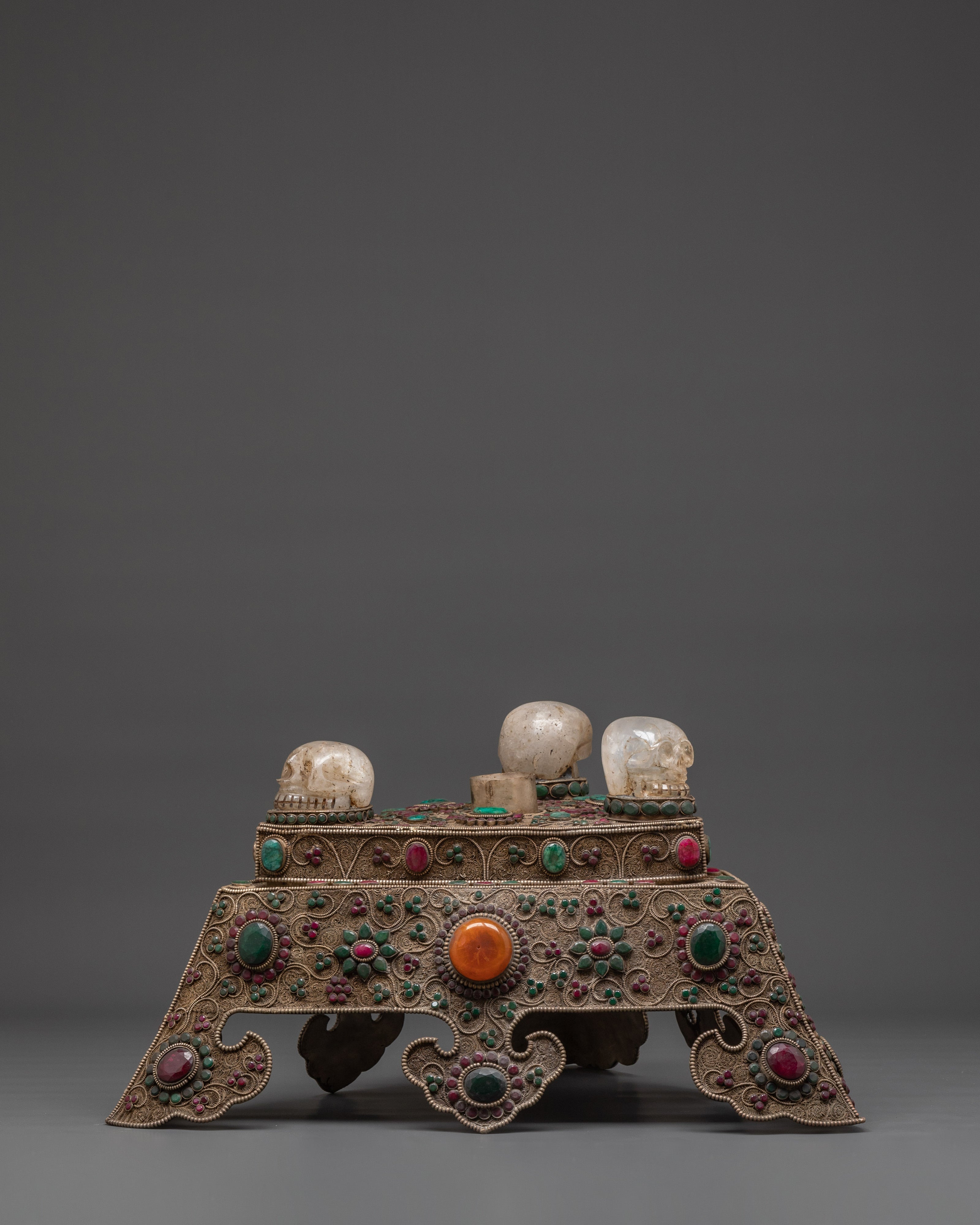 Crystal Kapala | Tibetan Ritual Skull Cup