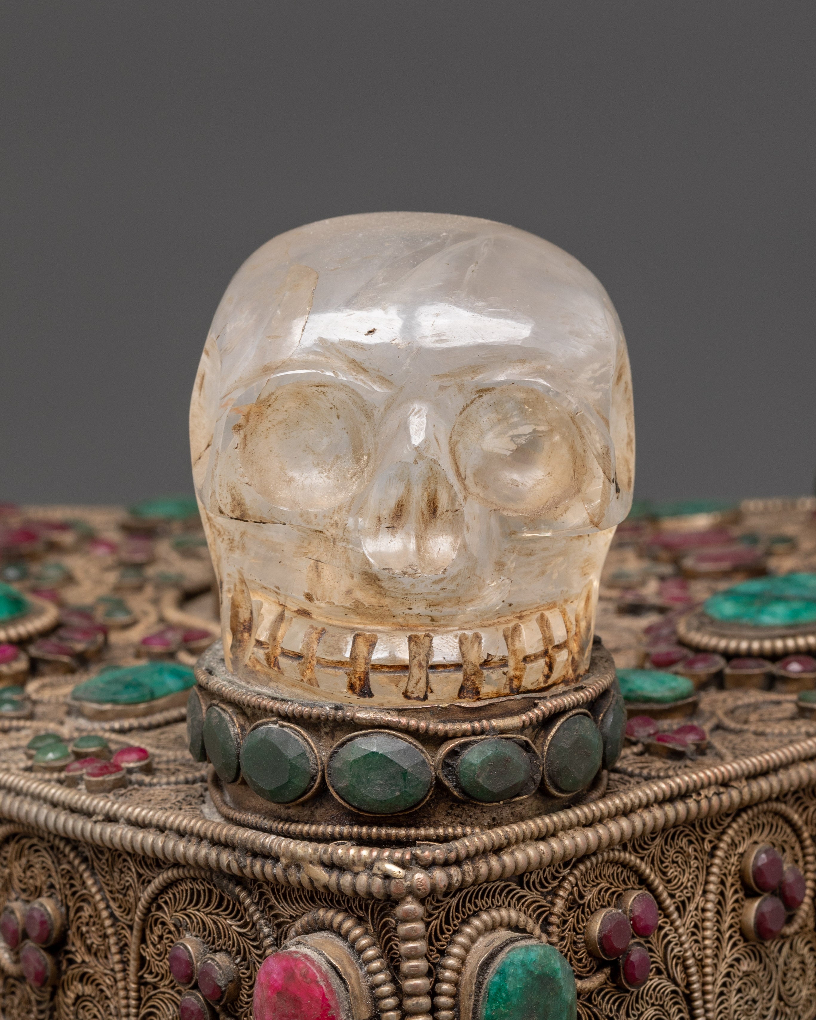 Crystal Kapala | Tibetan Ritual Skull Cup