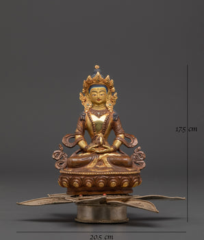 Tibetan Amitayus Statue | Buddha of Longevity and Spiritual Enlightenment