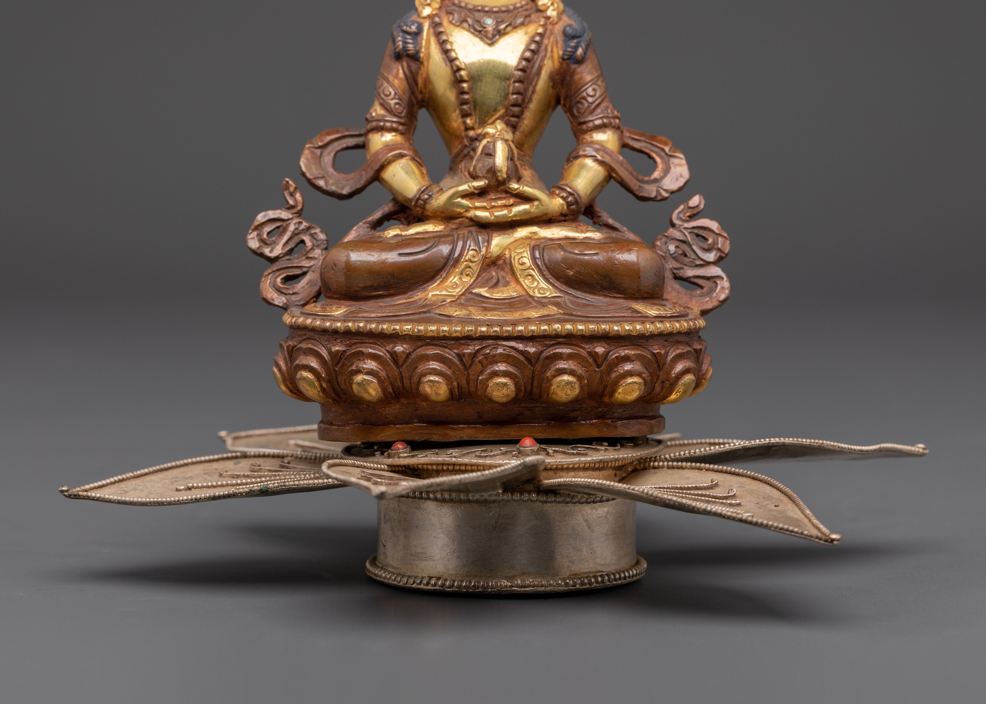Tibetan Amitayus Statue | Buddha of Longevity and Spiritual Enlightenment