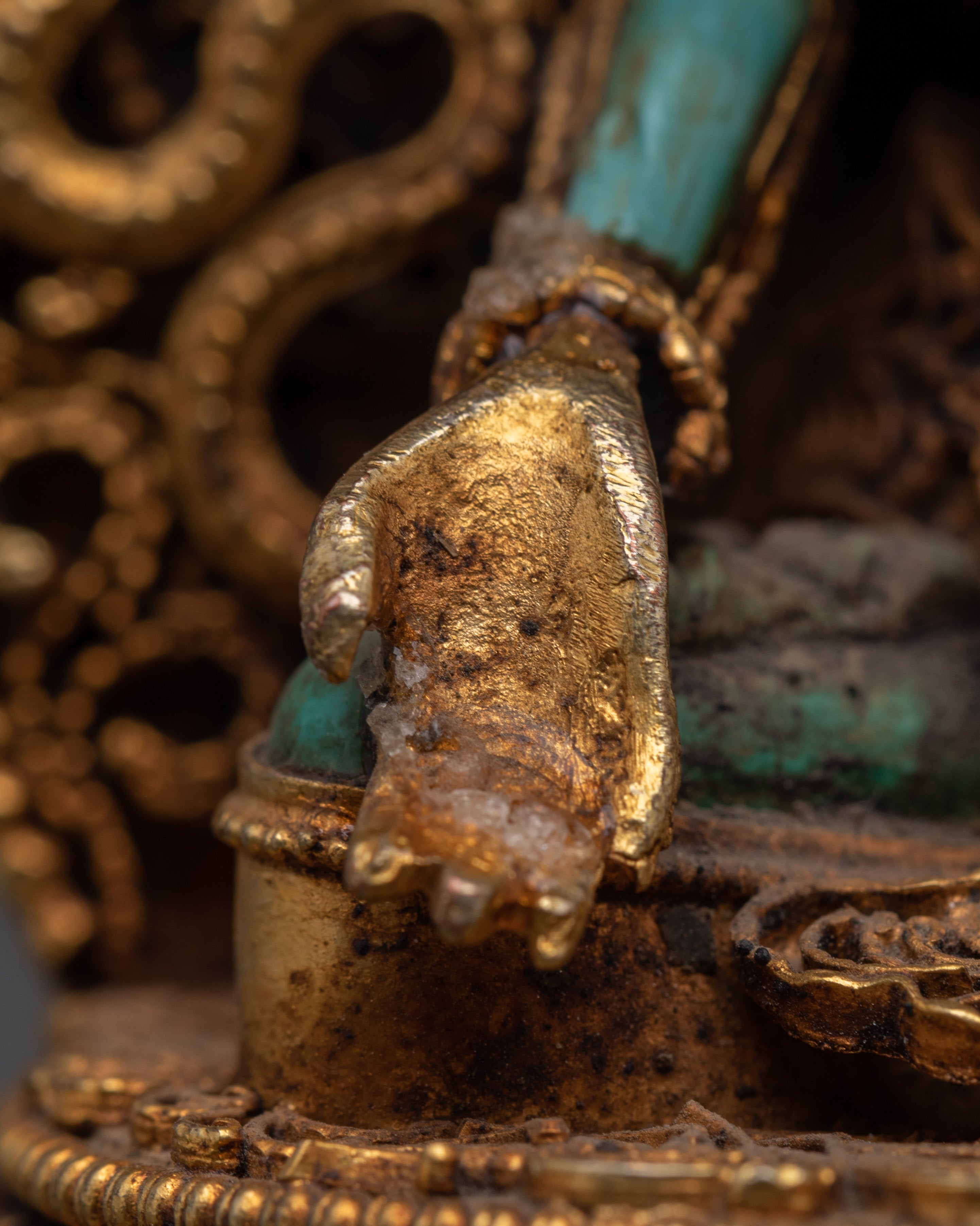 Ratnasambhava Meditation Statue | Buddha of Wisdom and Generosity