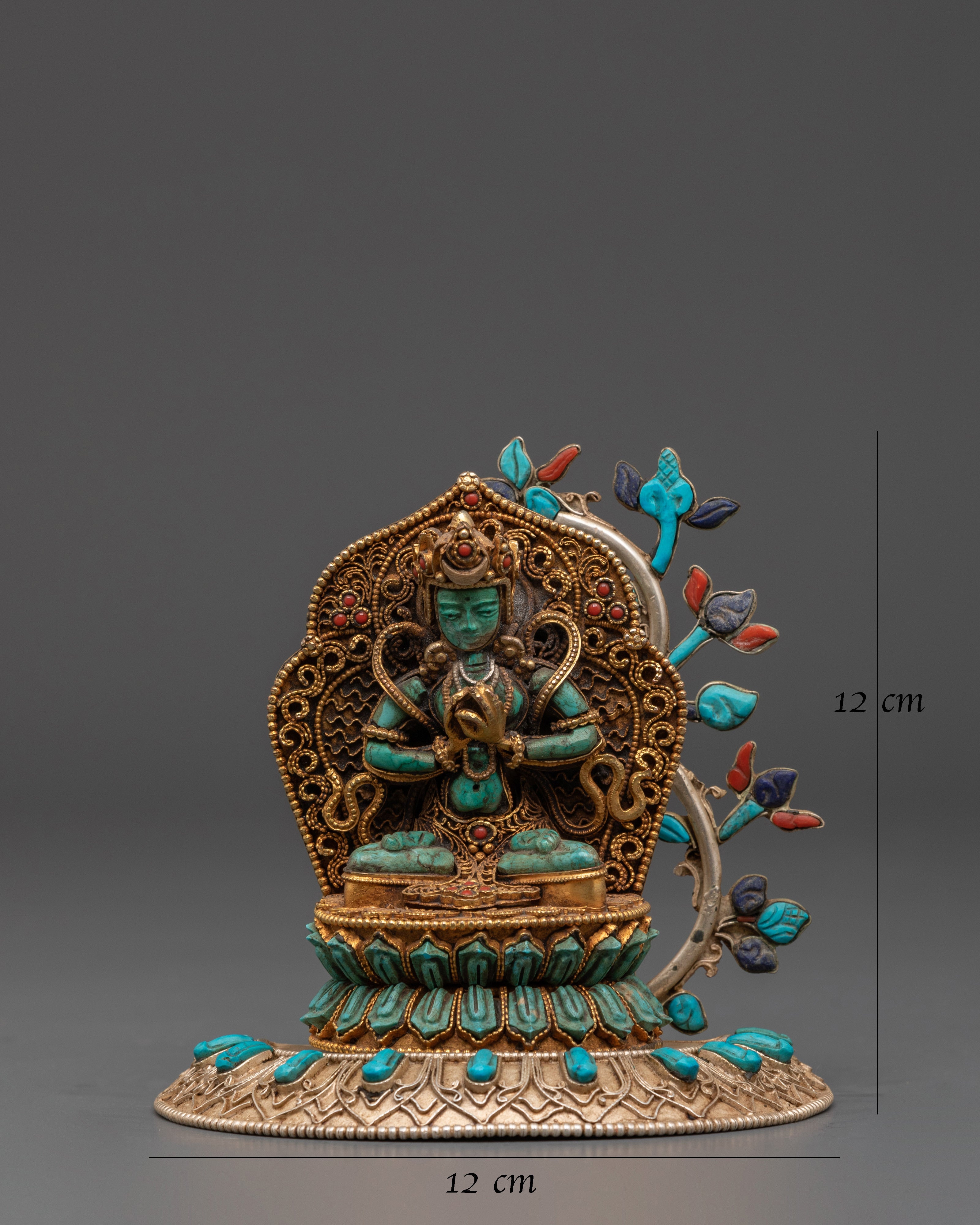 Tibetan Wisdom Deity Vairochana Statue | Representation of Compassion