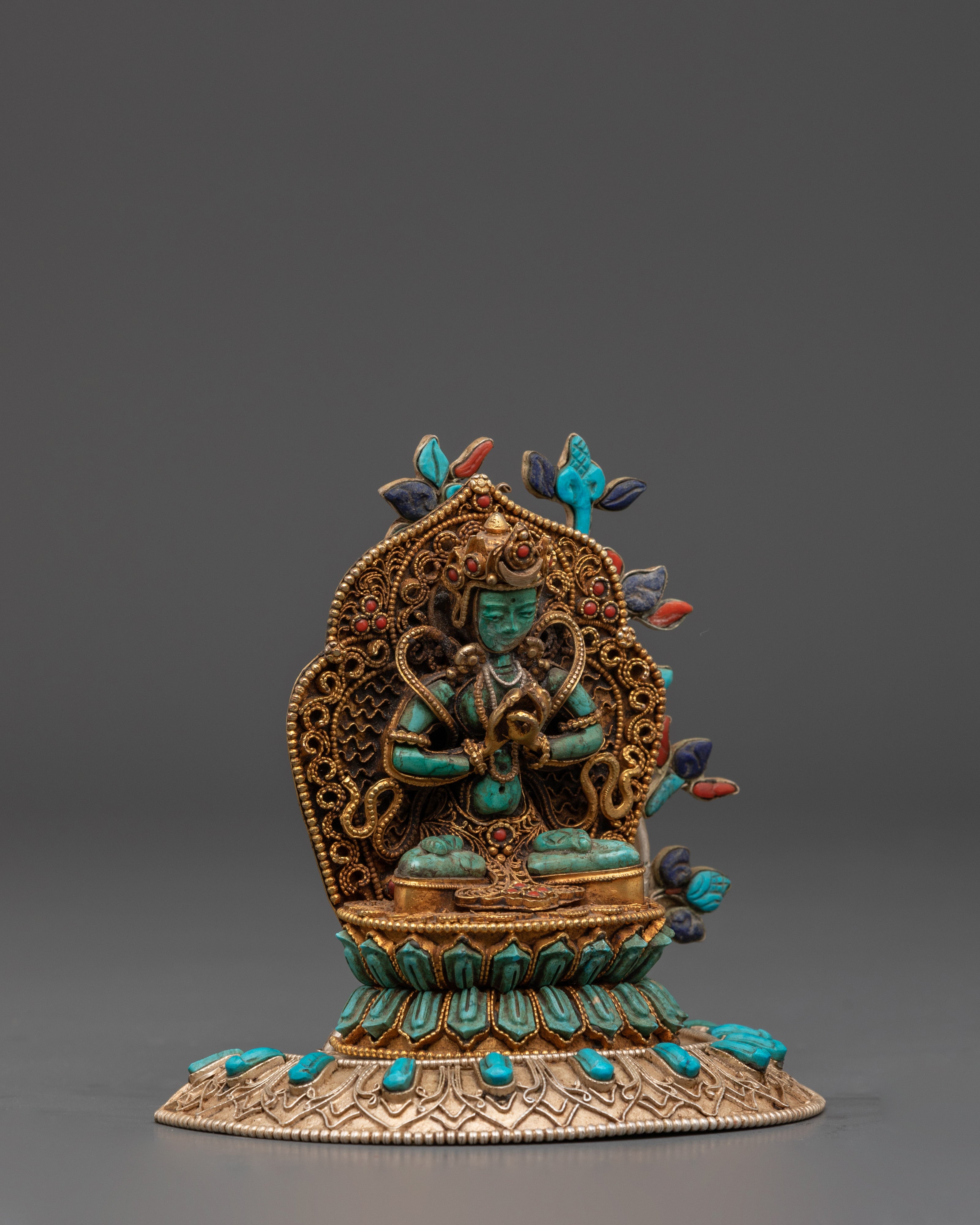 Tibetan Wisdom Deity Vairochana Statue | Representation of Compassion