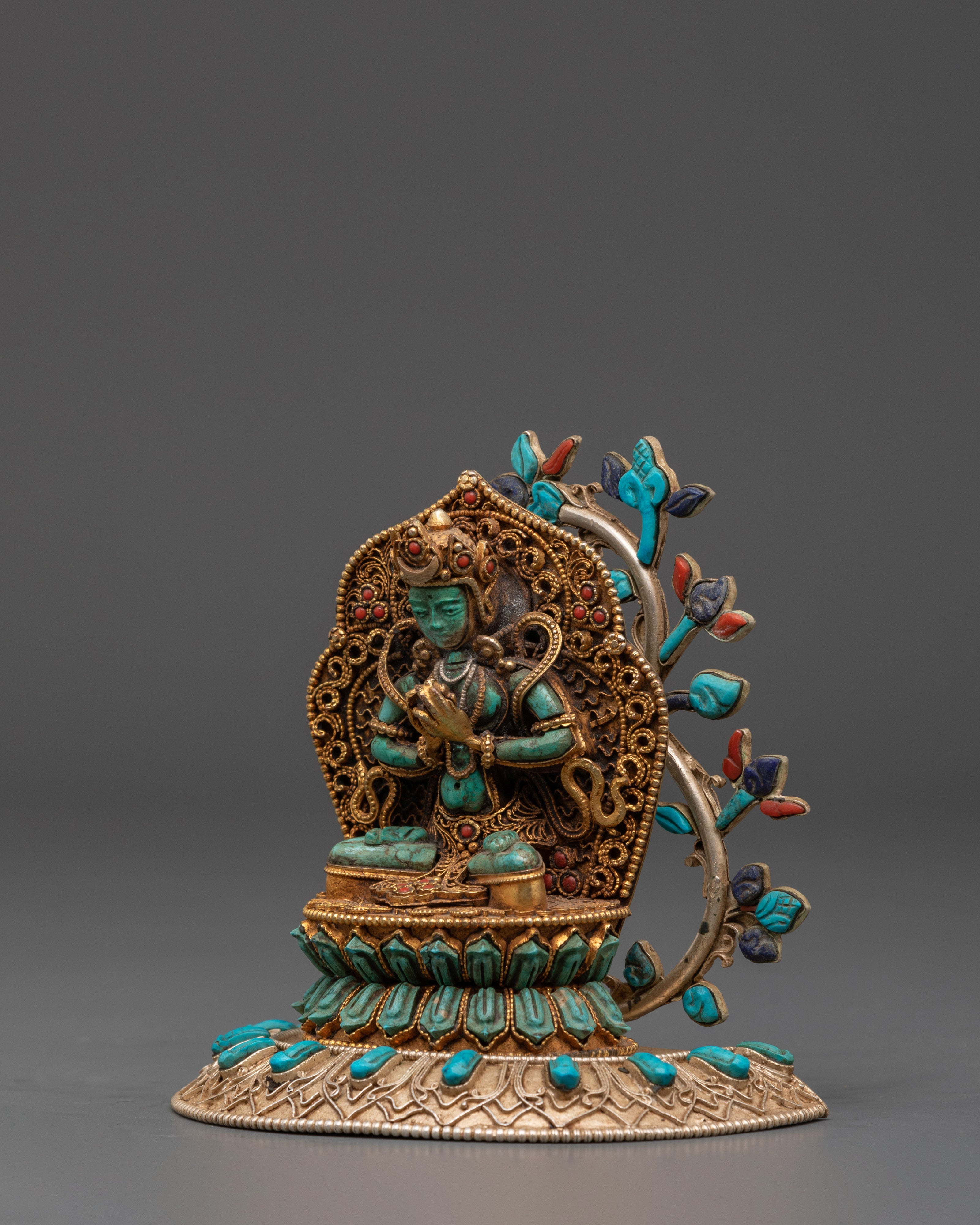 Tibetan Wisdom Deity Vairochana Statue | Representation of Compassion