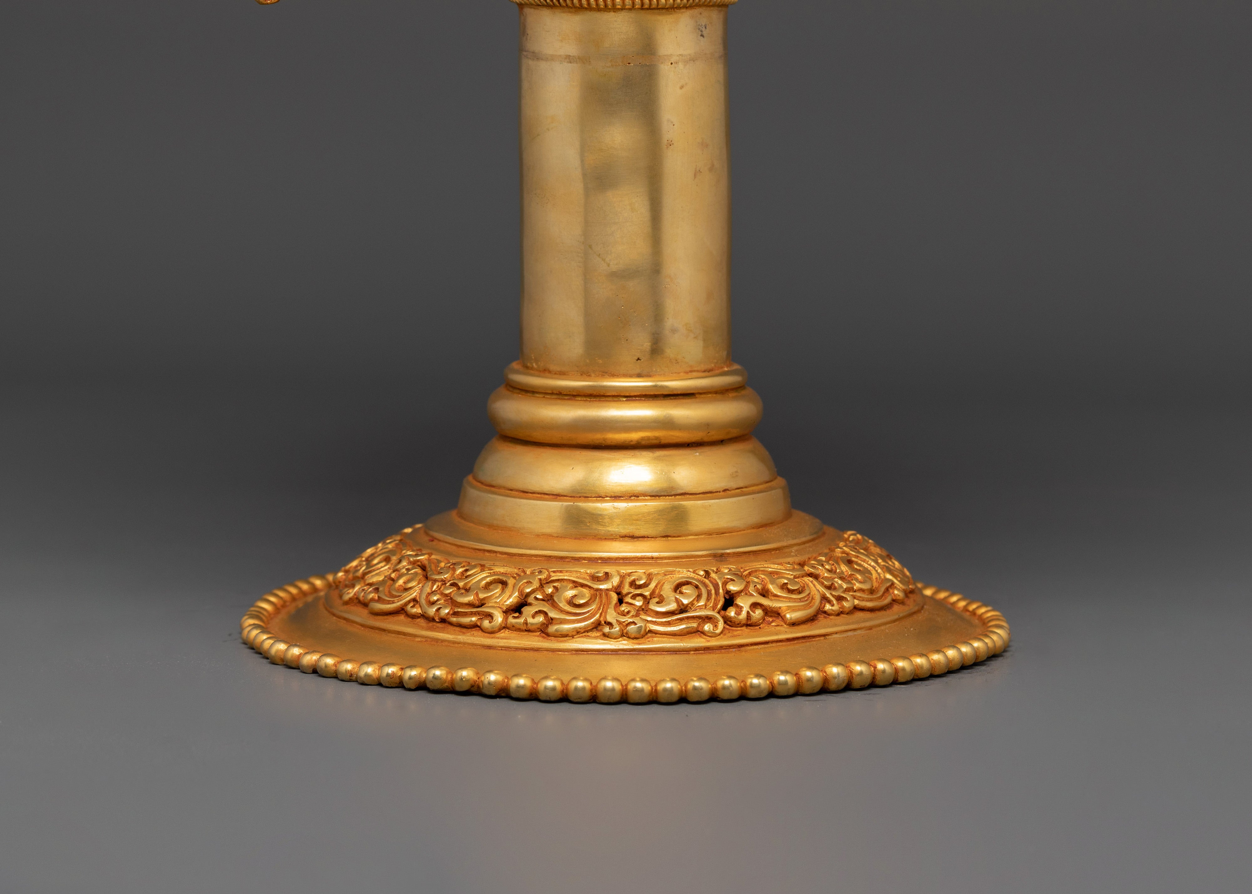 Tibetan Lotus Shrine and Altar Decor | Himalayan Ritual Masterpiece
