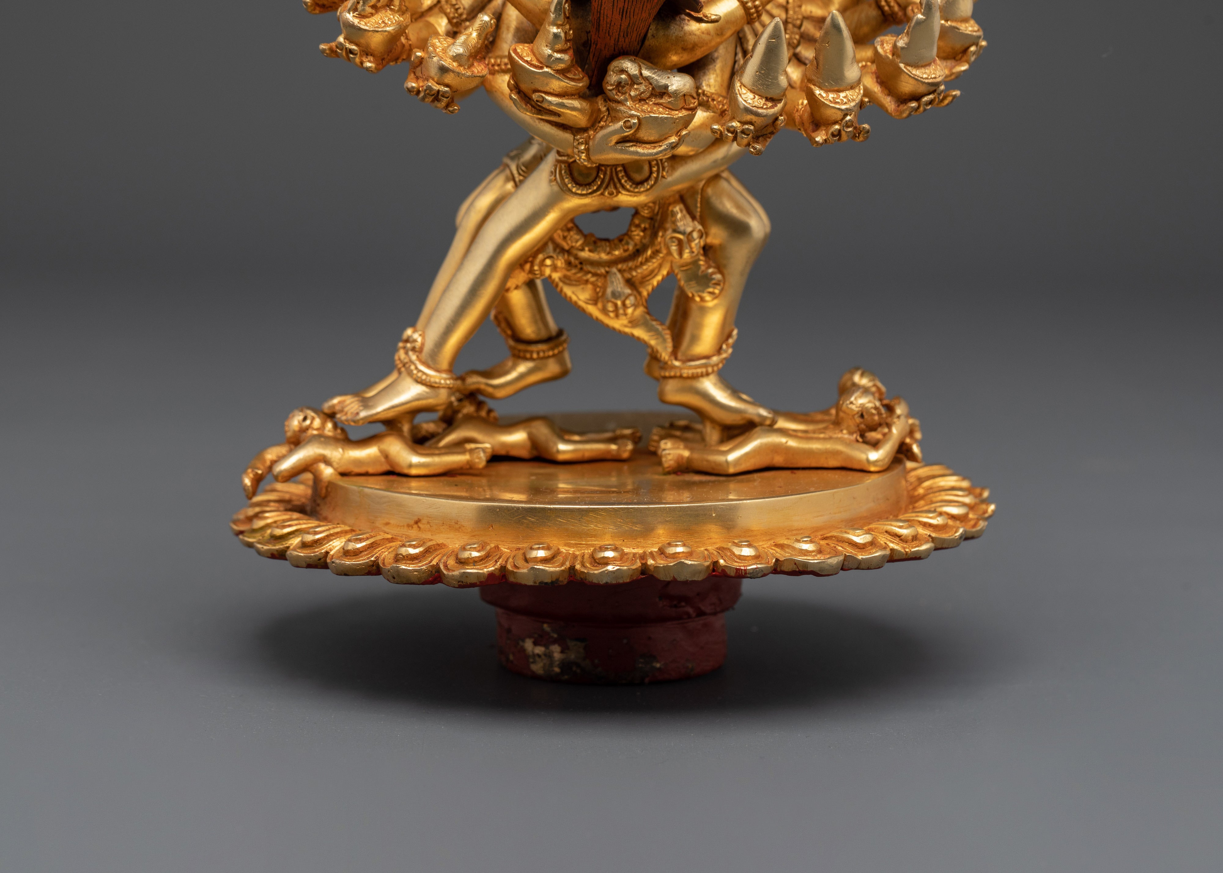 Tibetan Lotus Shrine and Altar Decor | Himalayan Ritual Masterpiece