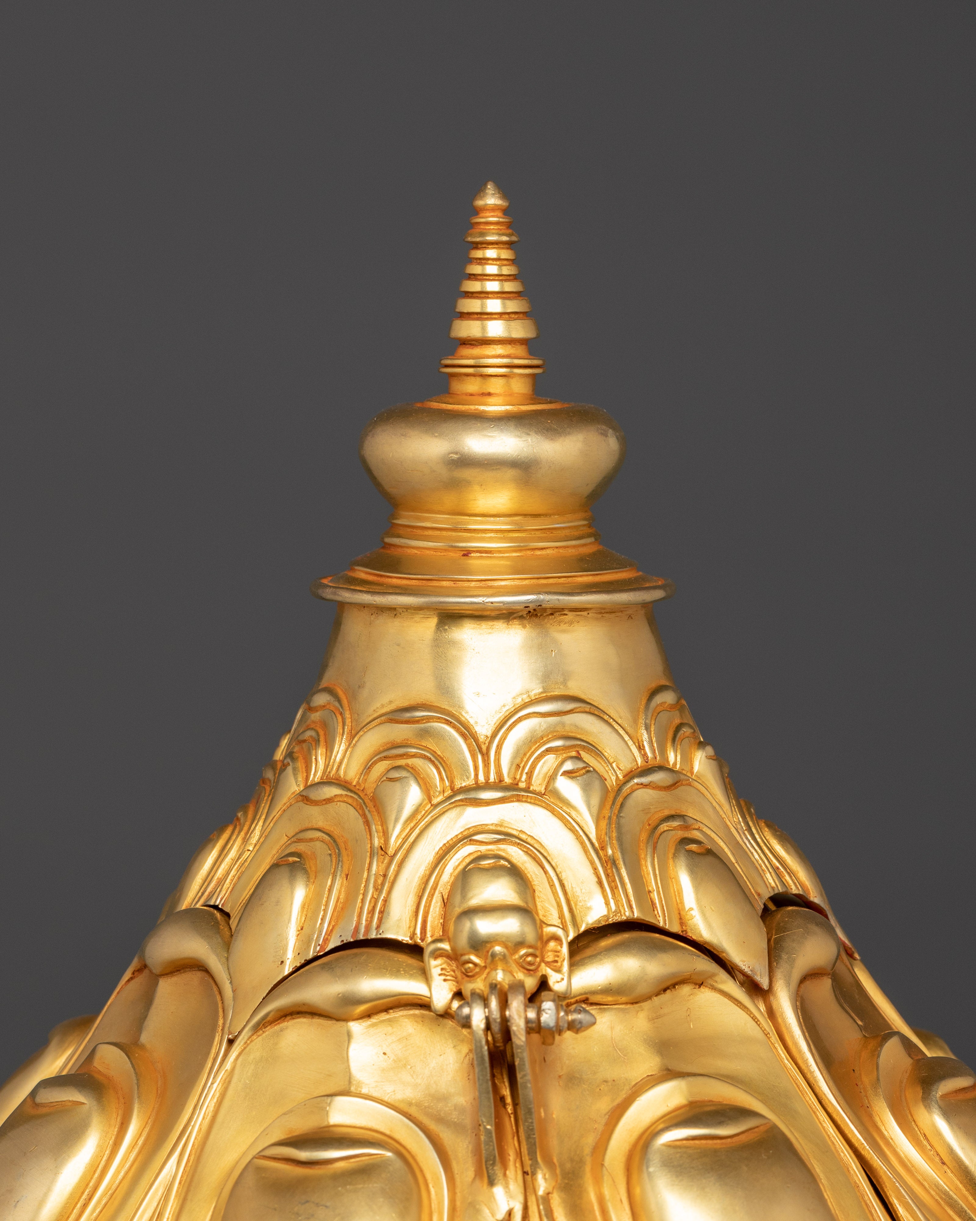 Tibetan Lotus Shrine and Altar Decor | Himalayan Ritual Masterpiece