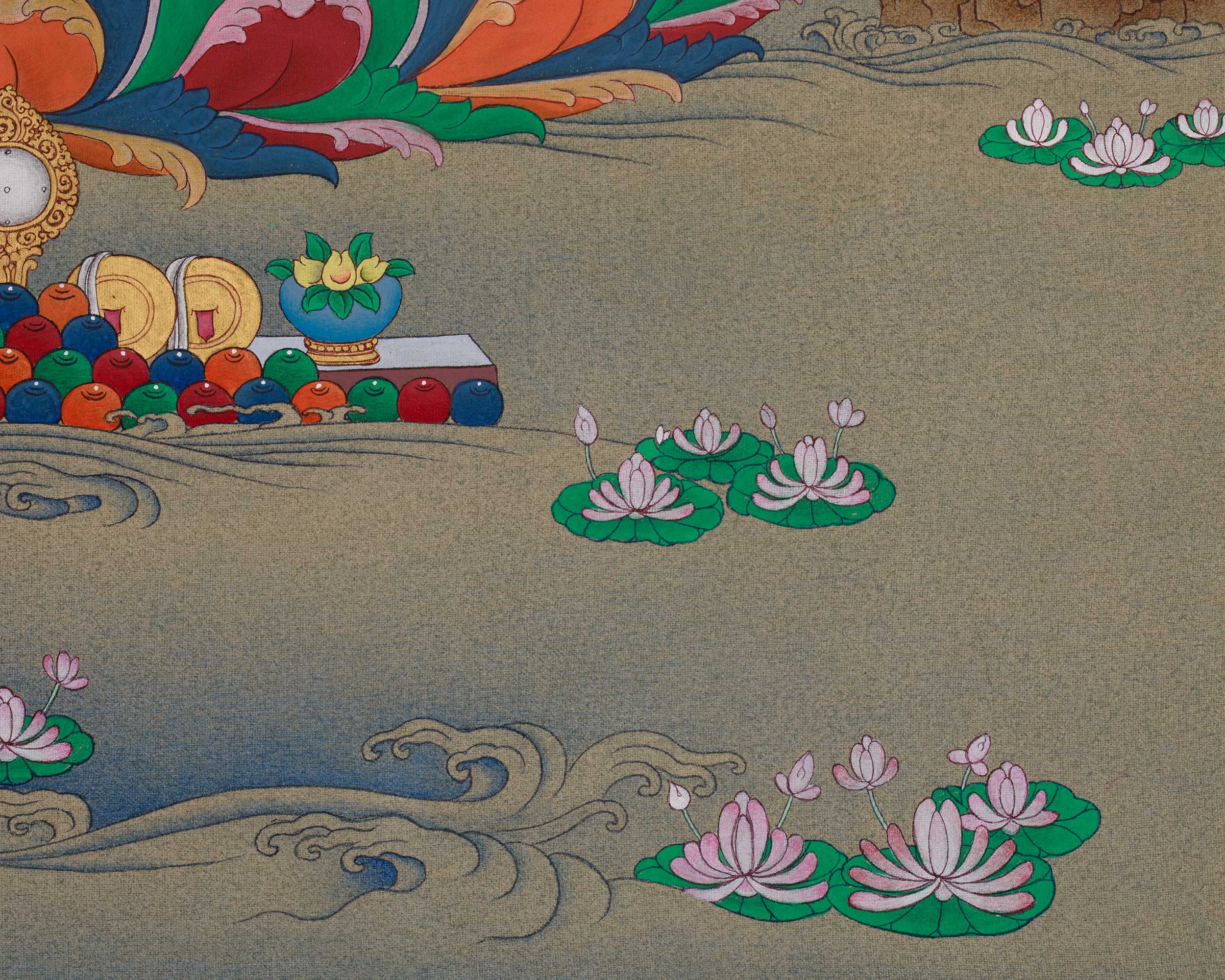Himalayan Guru Rinpoche Artwork | Symbolizing Wisdom, Protection, and Spiritual Transformation