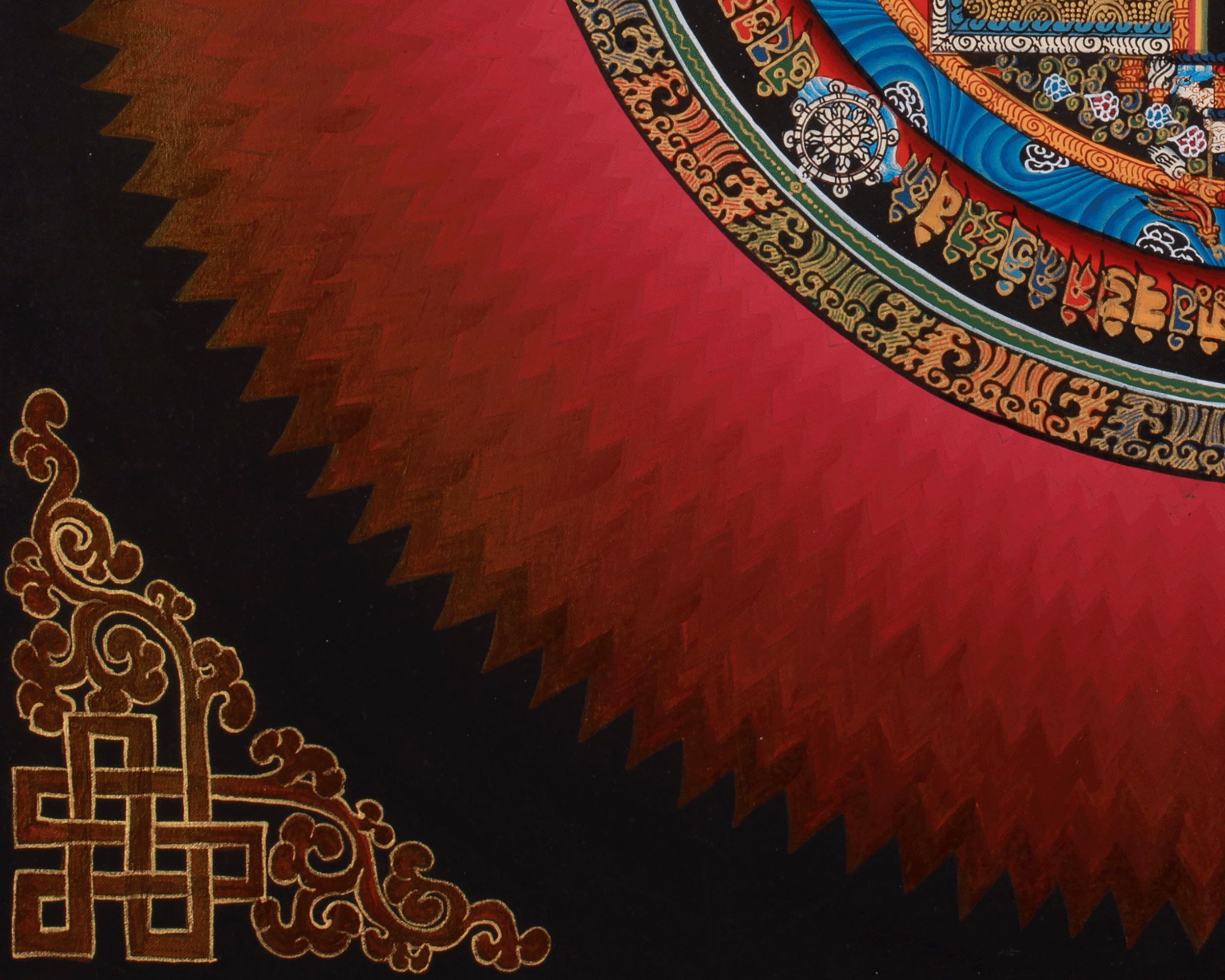 Divine Artwork of Kalachakra Mandala | Symbolizing the Wheel of Time