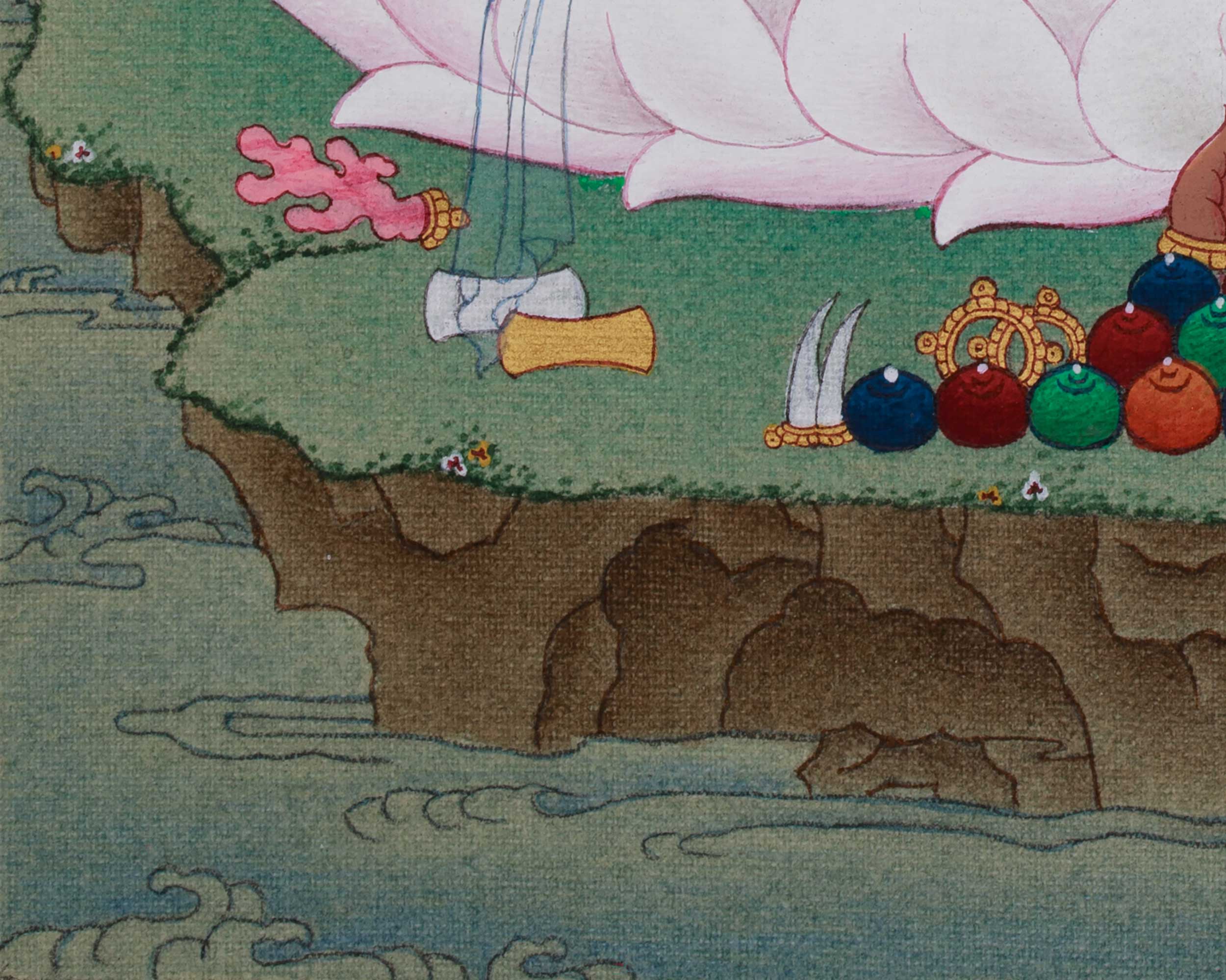 Spiritual Chenrezig Thangka | A Divine Representation of Compassion and Love