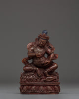 Oxidized Abundance Deity Dzambhala Statue