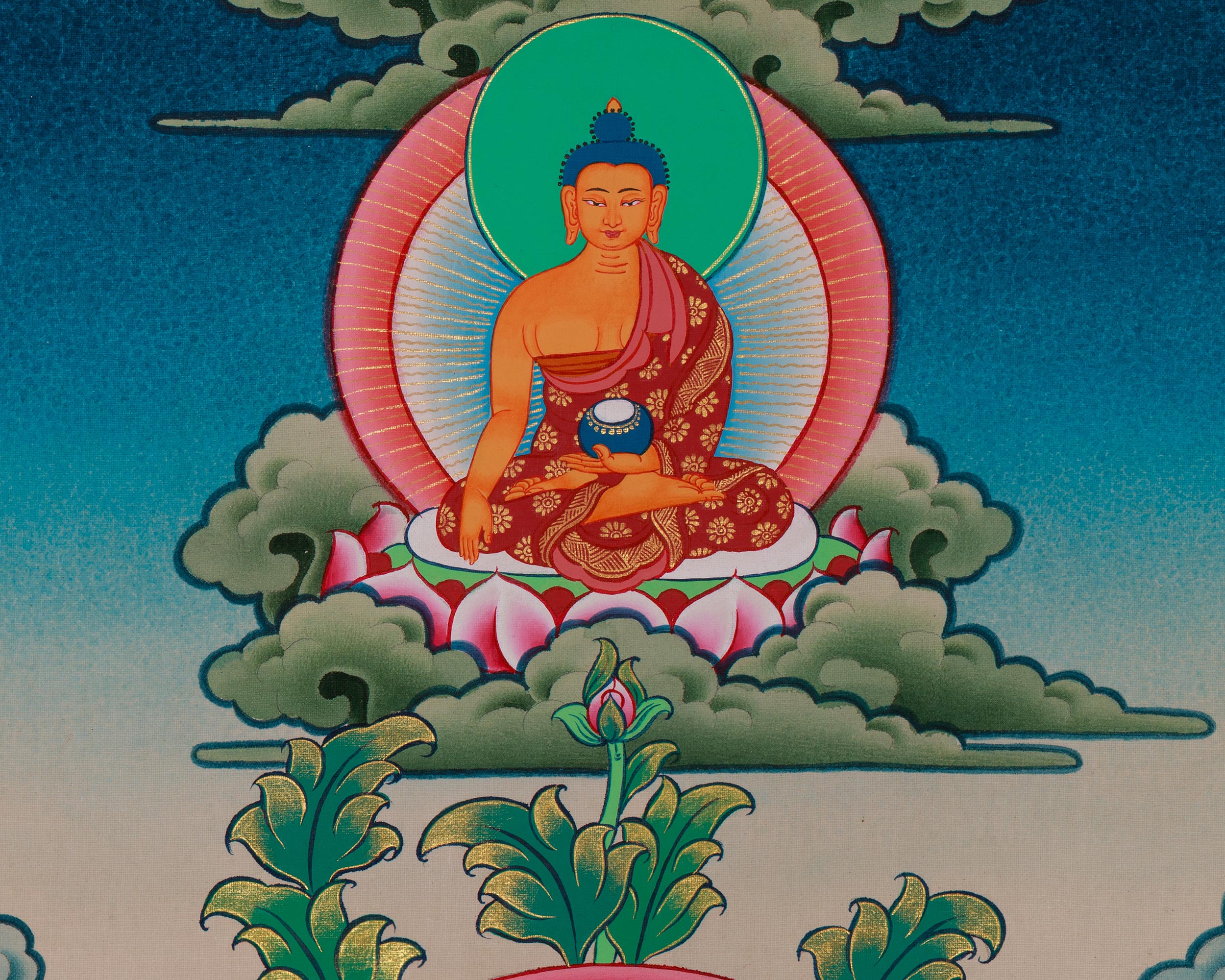 Tibetan Thangka of White Tara | Healing Deity | Sita Tara