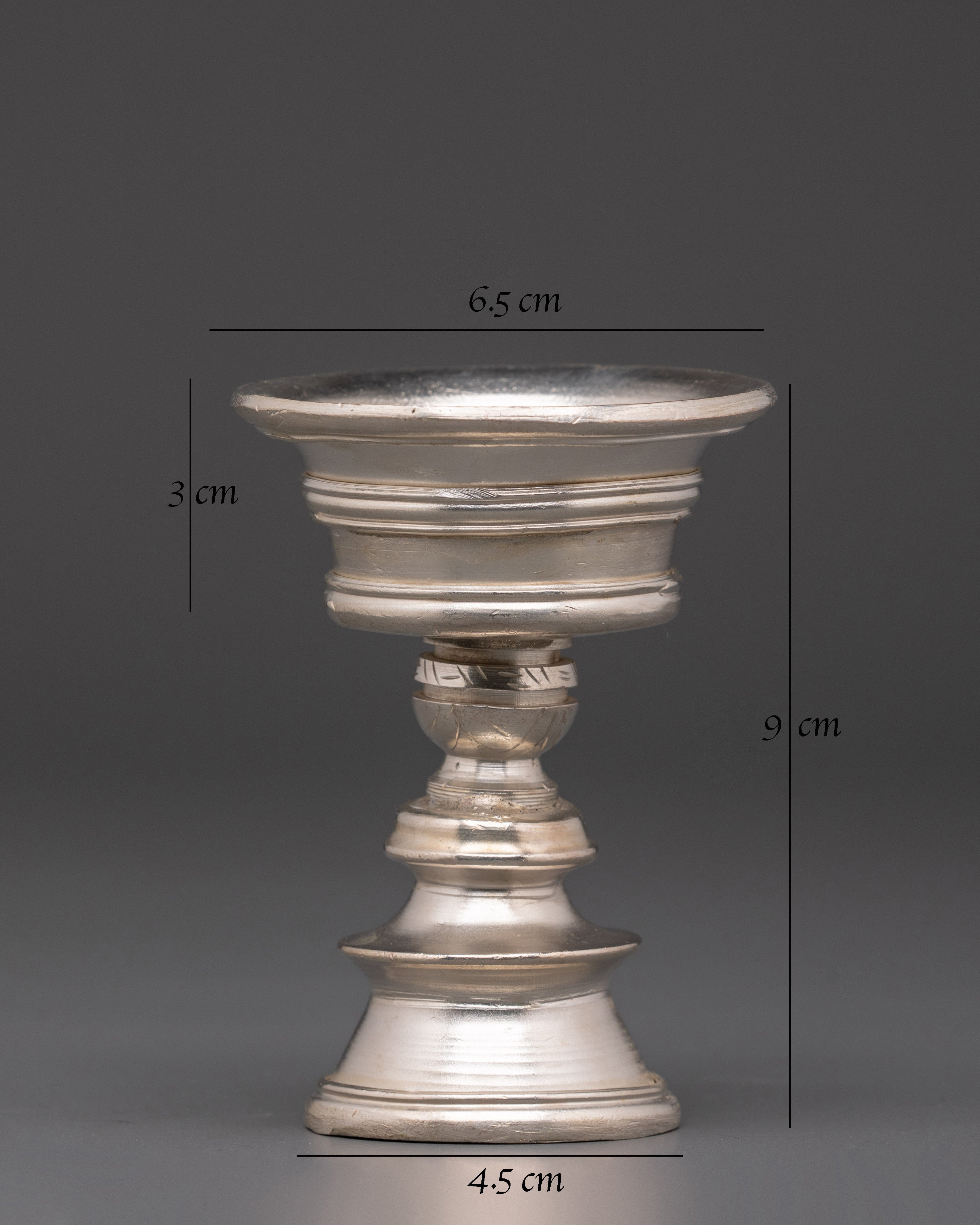 Tibetan Buddhist Offering Butter Lamp | Buddhist Ritual Oil Lamp for Puja