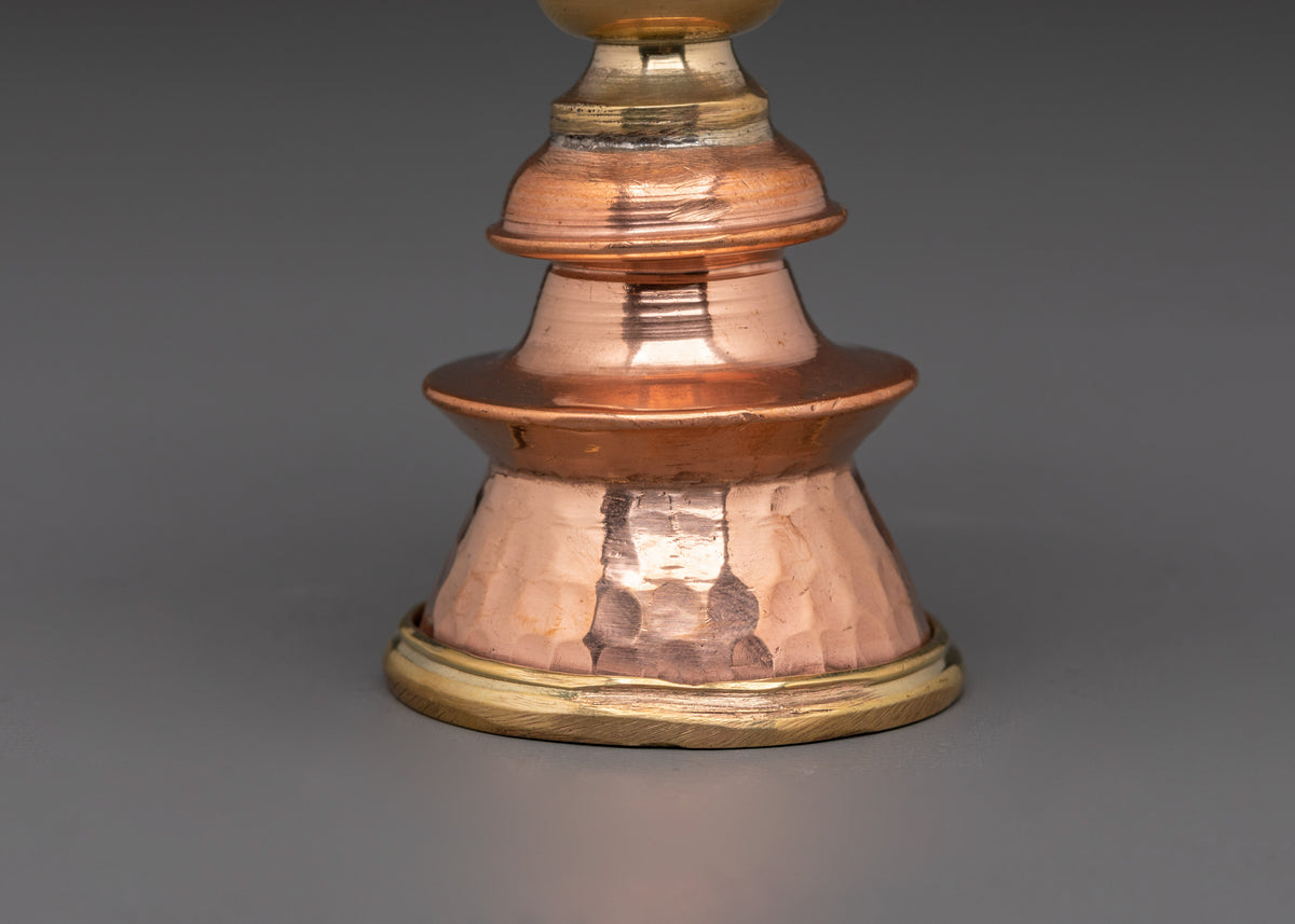 Tibetan Puja Lamp | Spiritual Prayer Decor