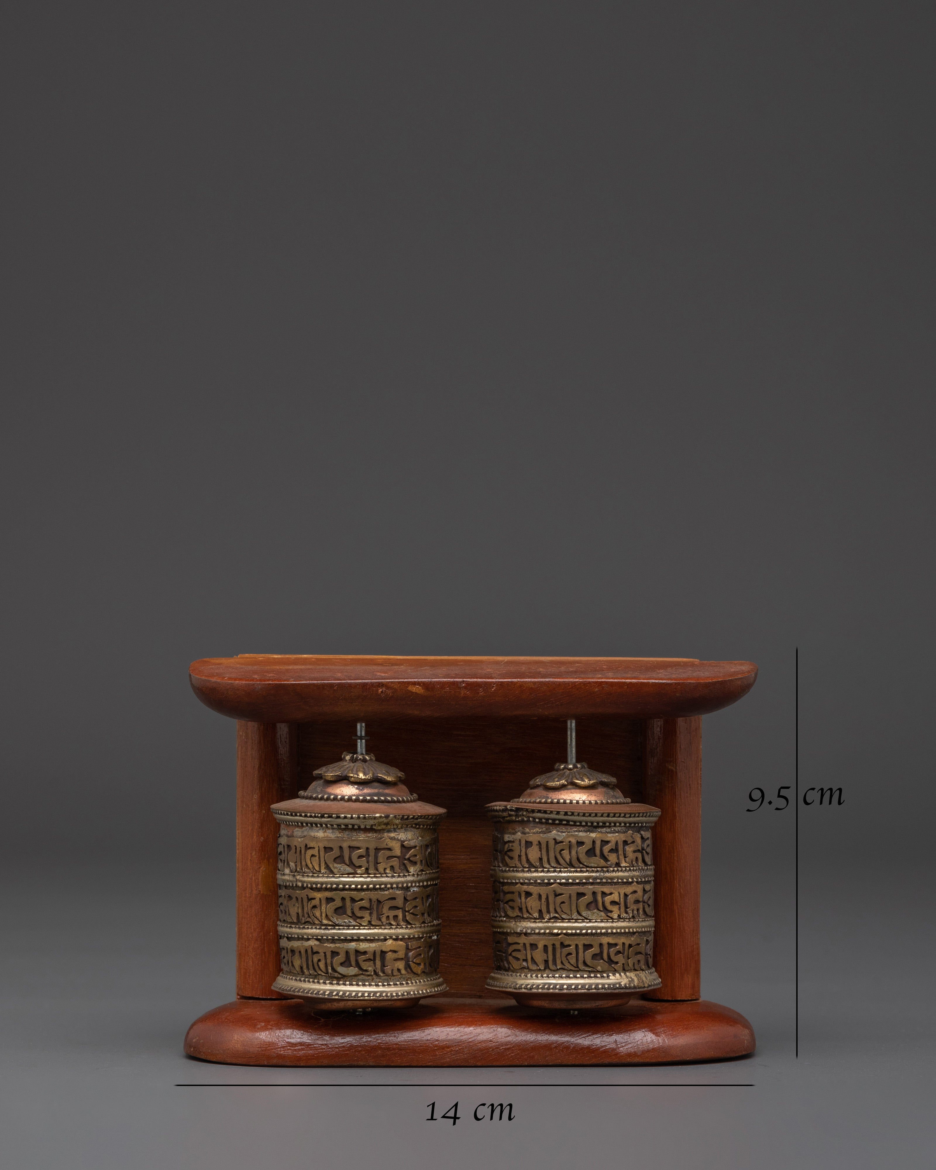 Buddhist Spiritual Prayer Wheel | Sacred Mantra Wheel for Peace