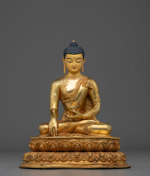 Golden Statue of Shakyamuni Buddha | Sage of the Shakyas