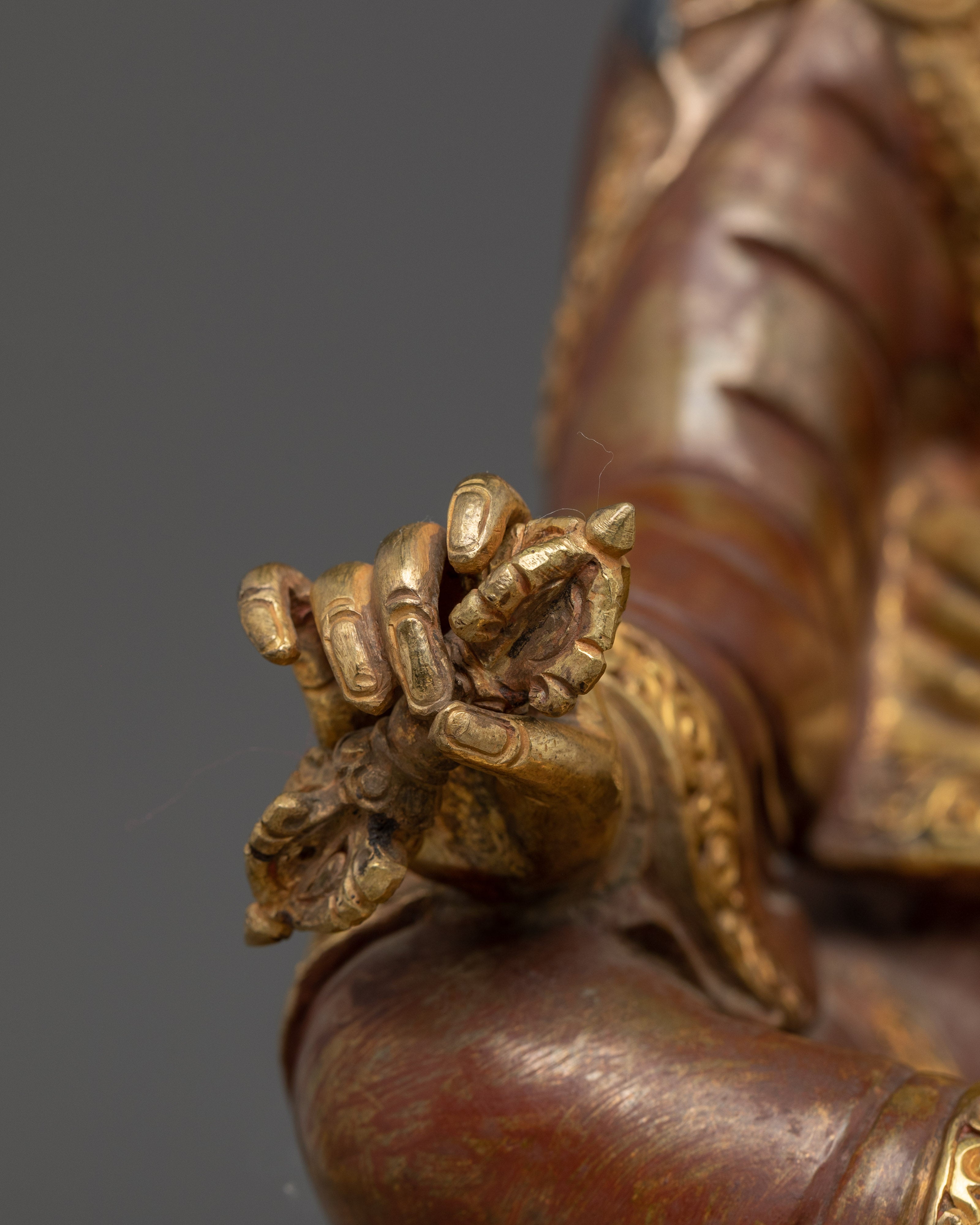 Handmade Statue of Guru Rinpoche | Buddhist Precious Guru