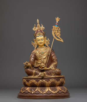Handmade Statue of Guru Rinpoche | Buddhist Precious Guru