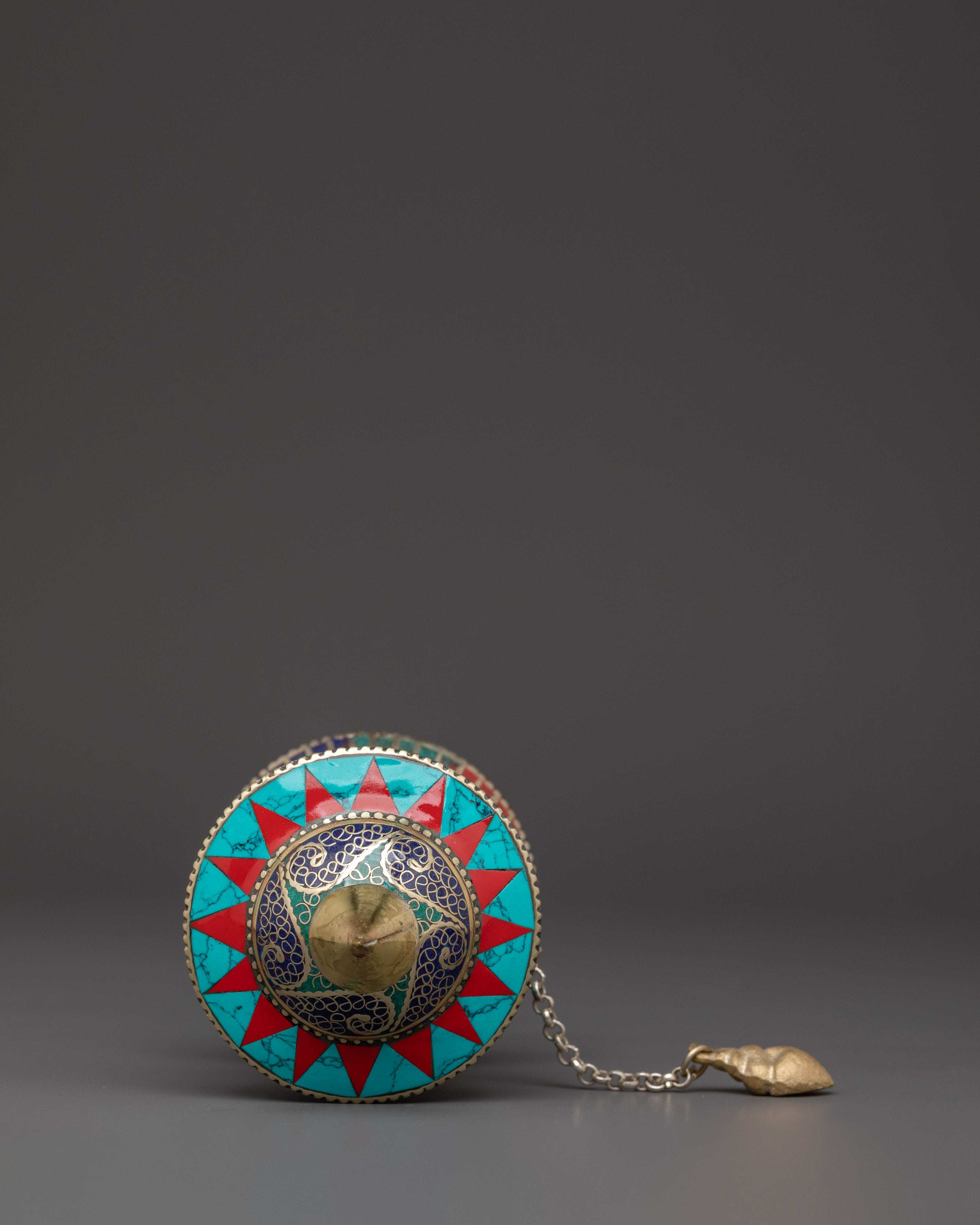 Authentic Handcrafted Tibetan Prayer Wheel | Buddhist Ritual Wheel