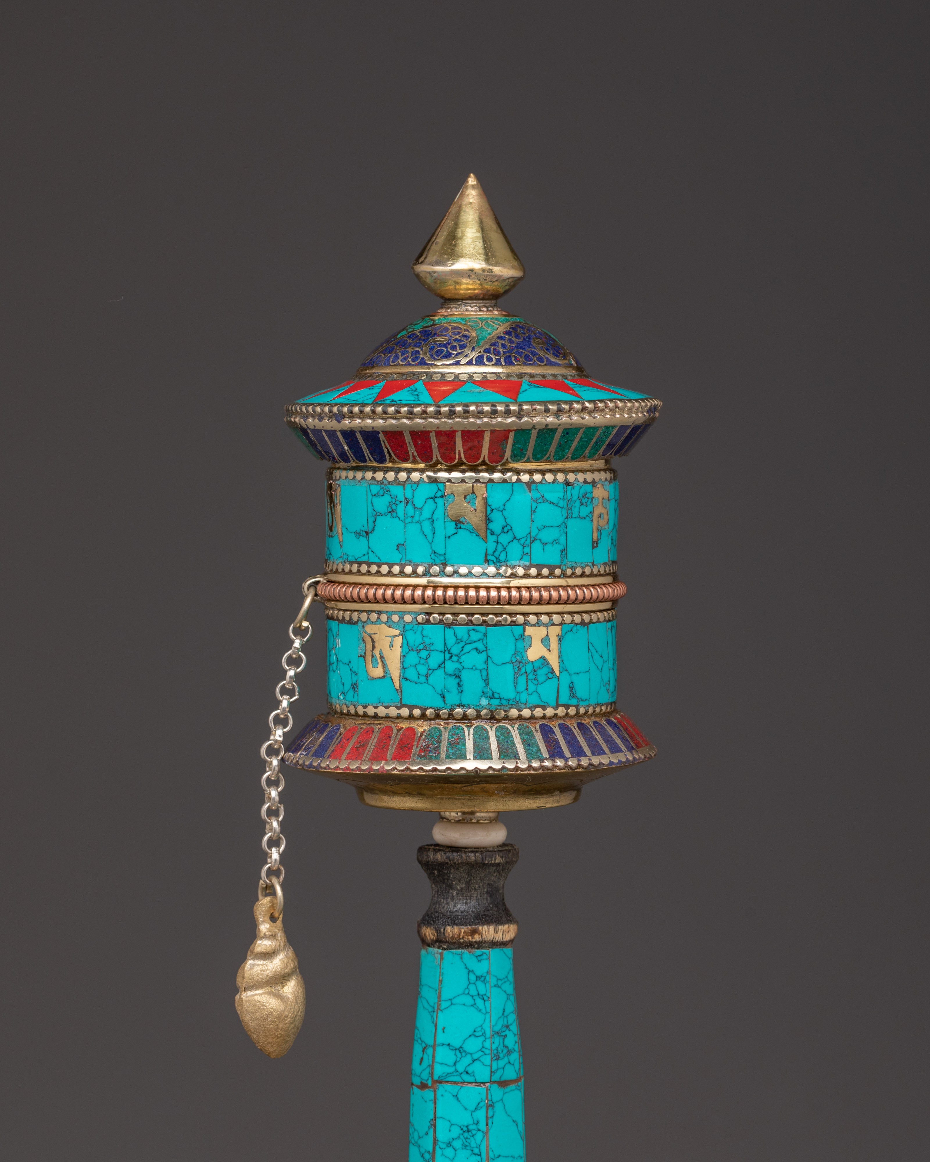 Authentic Handcrafted Tibetan Prayer Wheel | Buddhist Ritual Wheel