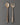 Handcrafted Spoon and Fork Pair | Intricate White Metal Design for Elegant Dining
