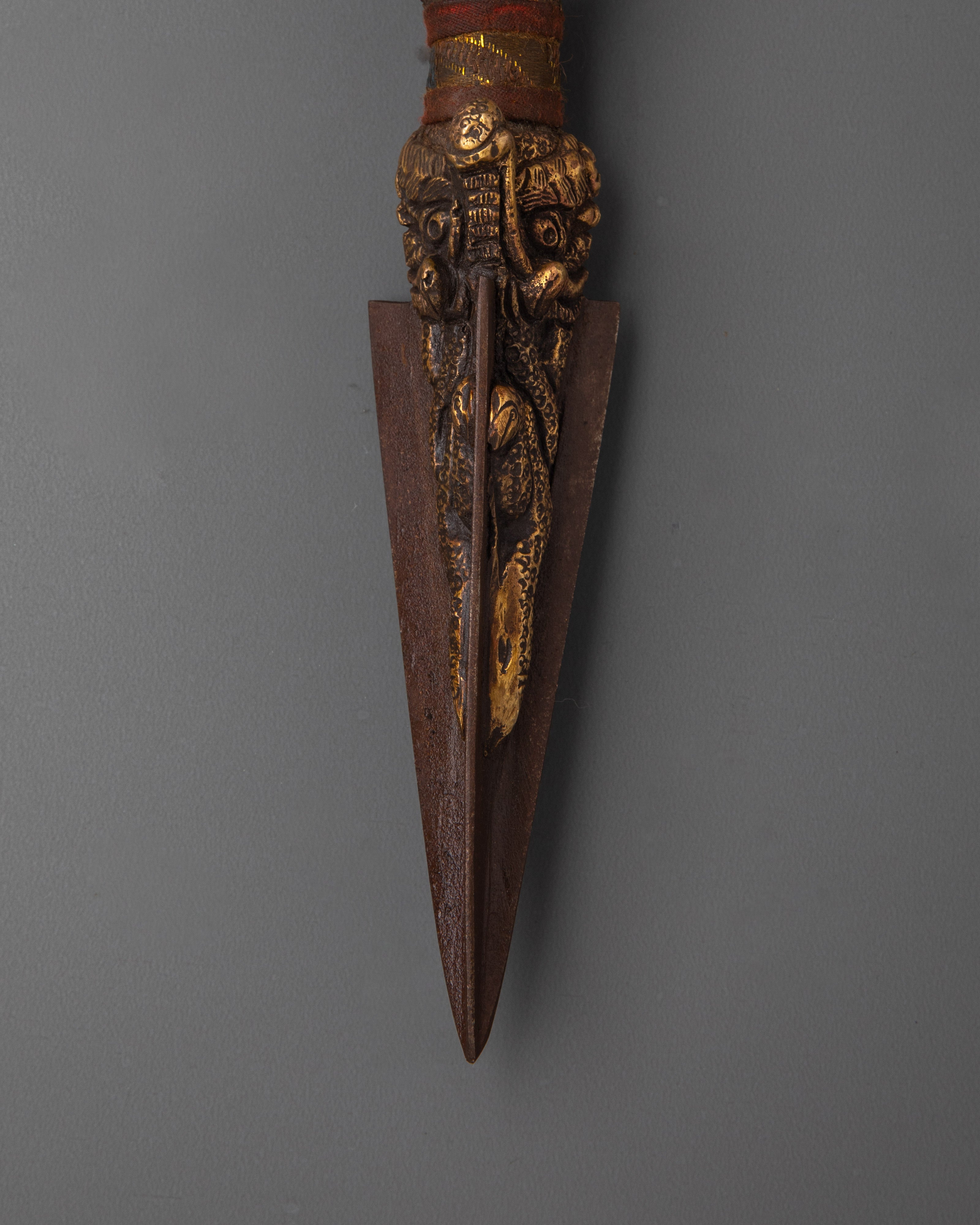 Brass Tantric Phurba | Protective Ritual Dagger