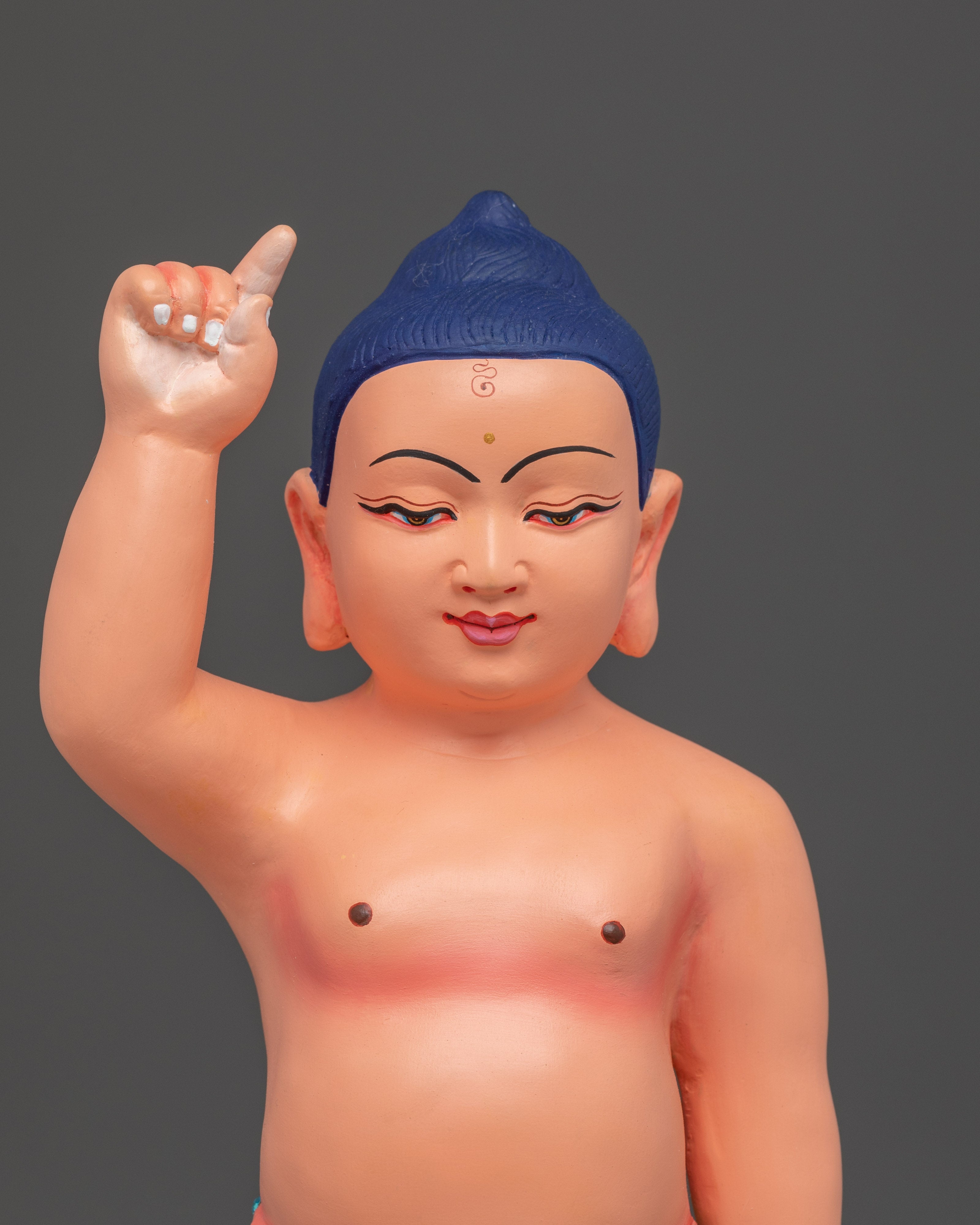Tranquil Little Buddha Statue | Tibetan Baby Buddha Sculpture