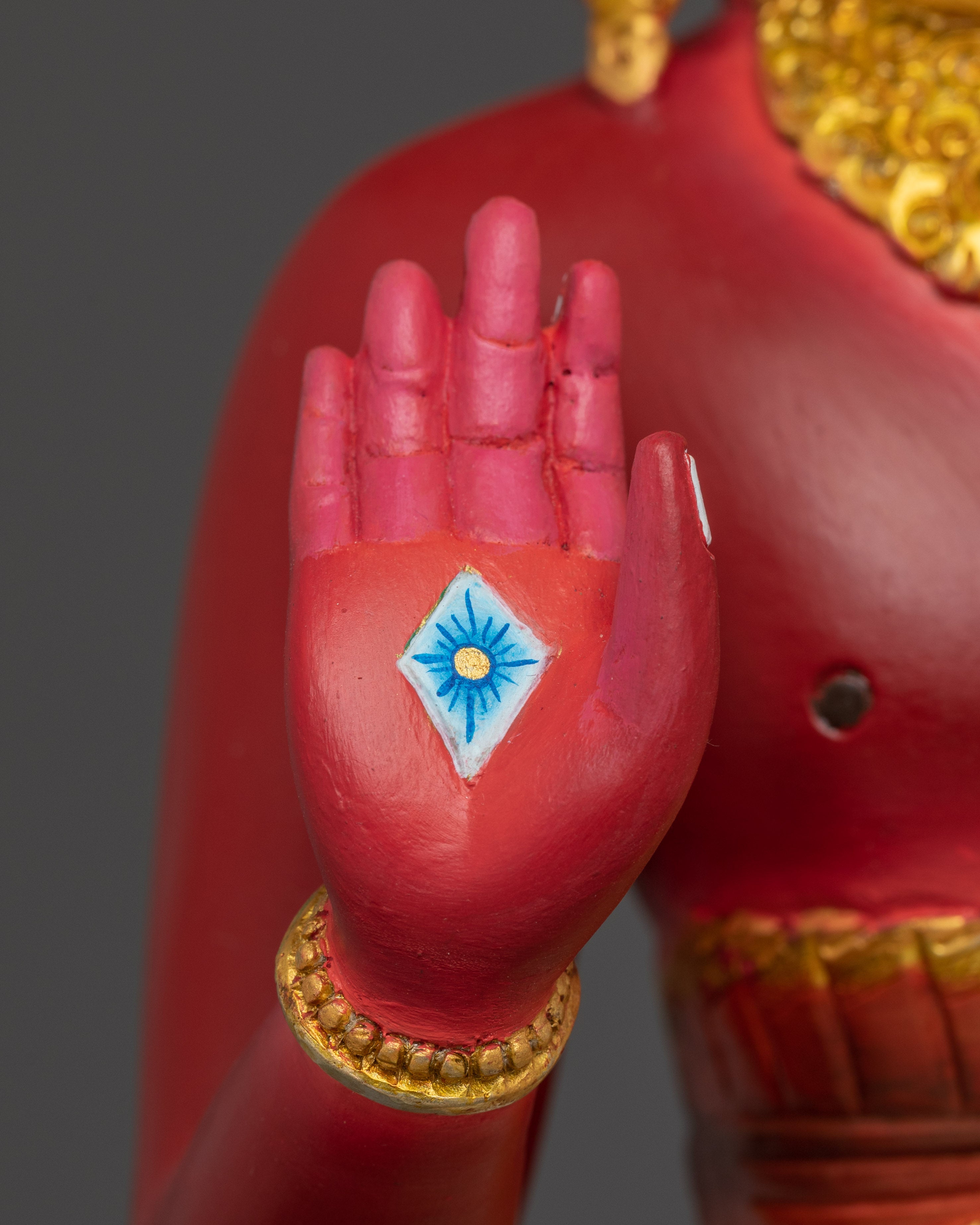 Shakyamuni Buddha with Crown Sculpture | Historical Buddha