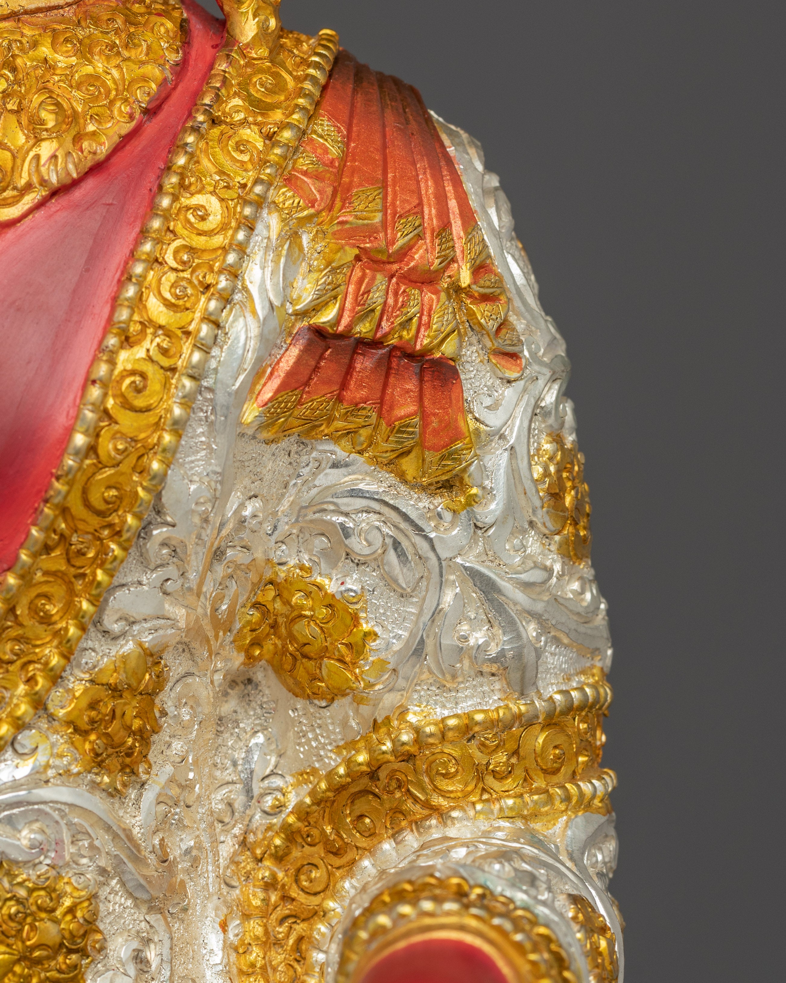 Shakyamuni Buddha with Crown Sculpture | Historical Buddha