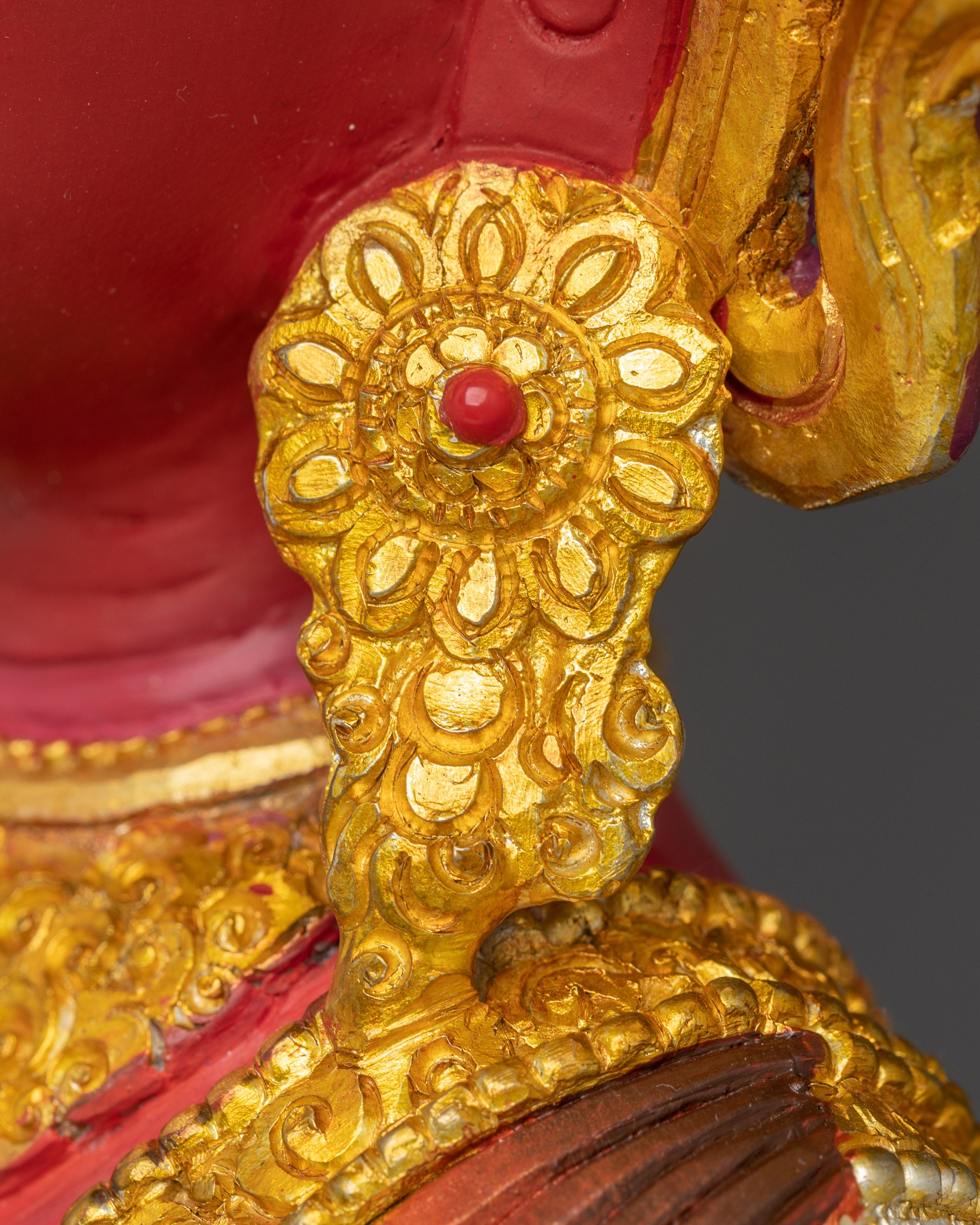 Shakyamuni Buddha with Crown Sculpture | Historical Buddha