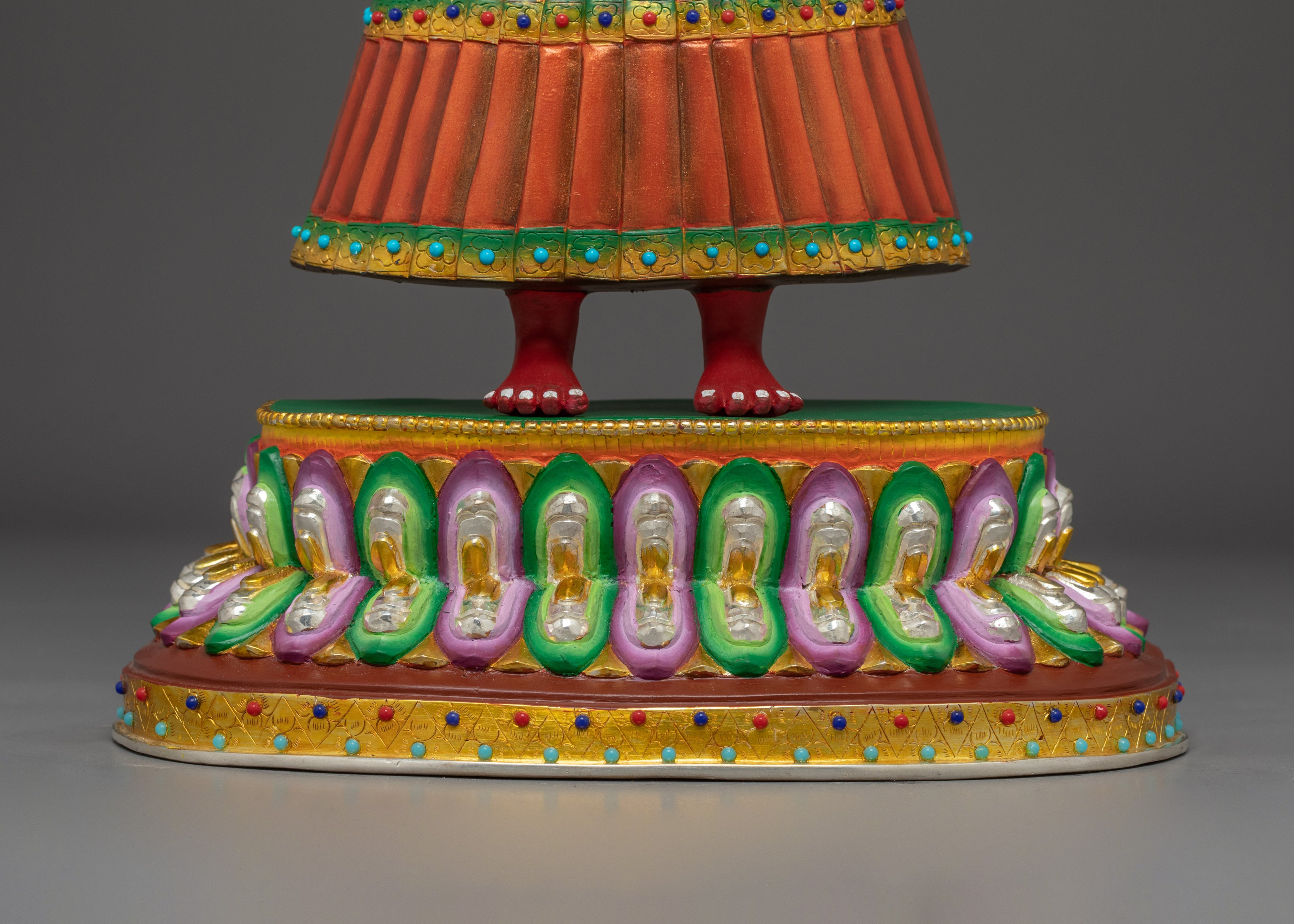 Shakyamuni Buddha with Crown Sculpture | Historical Buddha