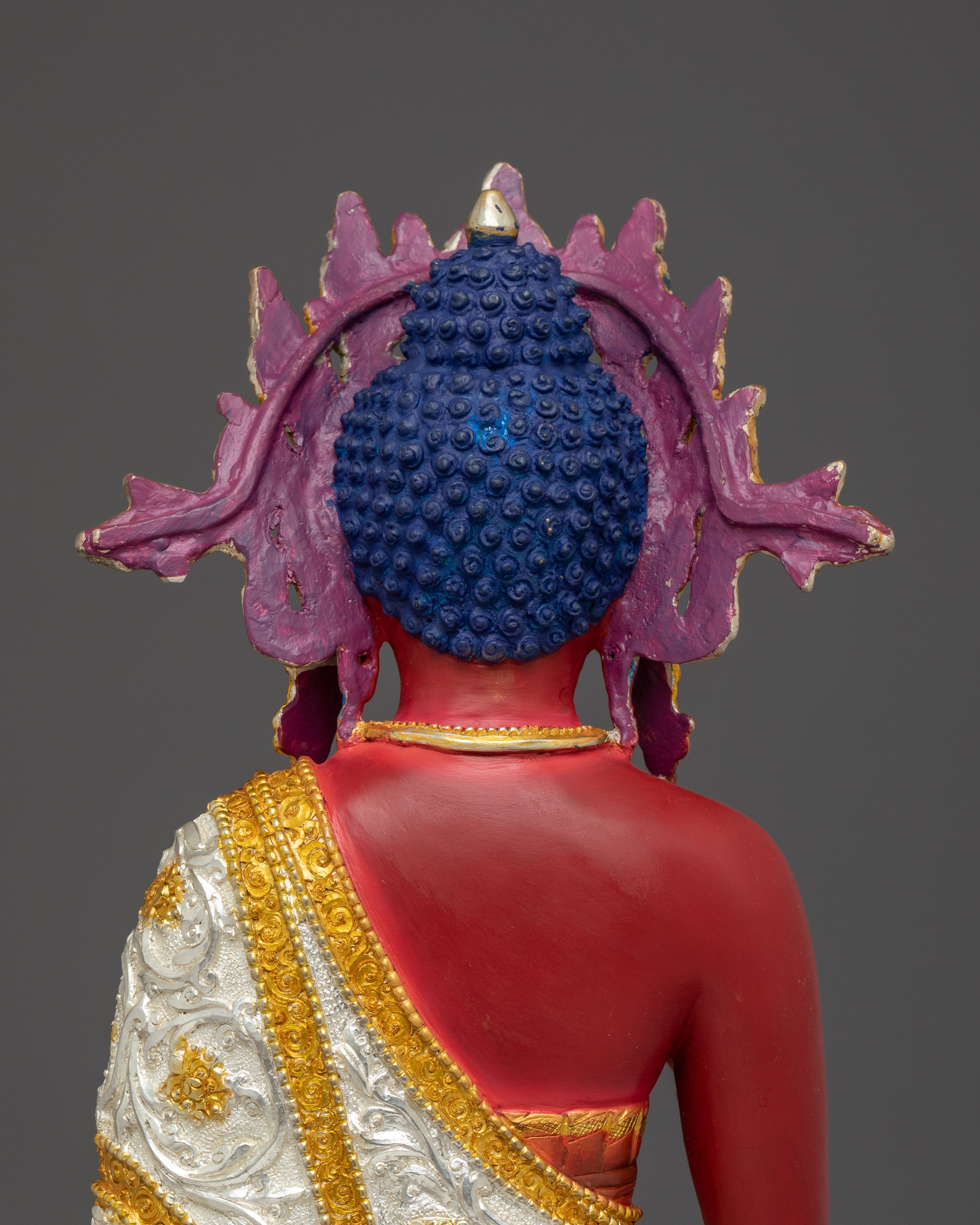 Shakyamuni Buddha with Crown Sculpture | Historical Buddha